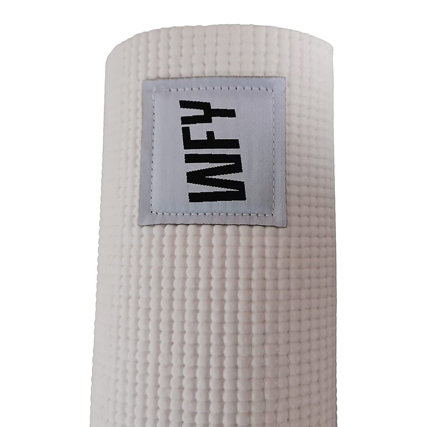 Fitnessmatte Yogamatte "Annapurna Comfort" weiß, 183x61 cm, flexible, rutschfeste Pilates- und Fitnessmatte aus NBR-Schaumstoff.