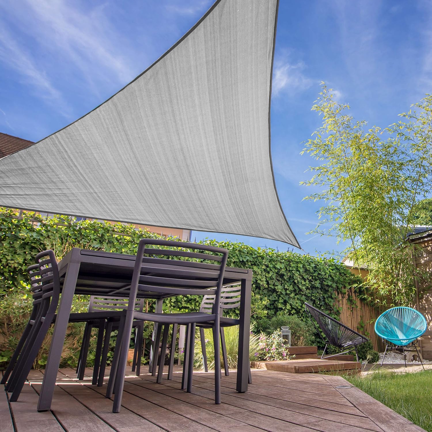 Sonnensegel Polyester - Quadrat 3 x 3 Meter - Gelb