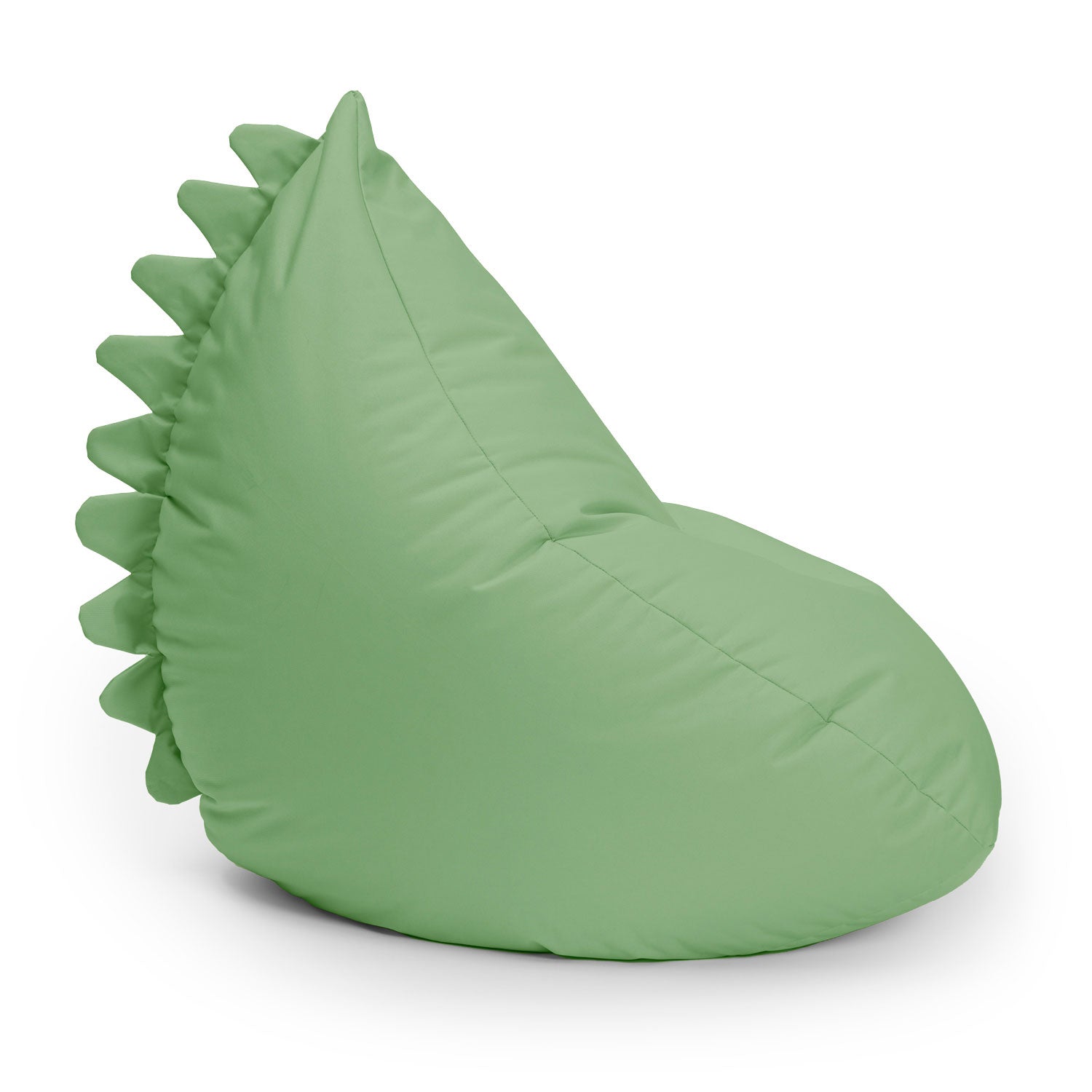 Kindersitzsack Animal Line Monster (180 L) Pastell Grün, kuschelig, wasserabweisend, robust, für drinnen und draußen geeignet.