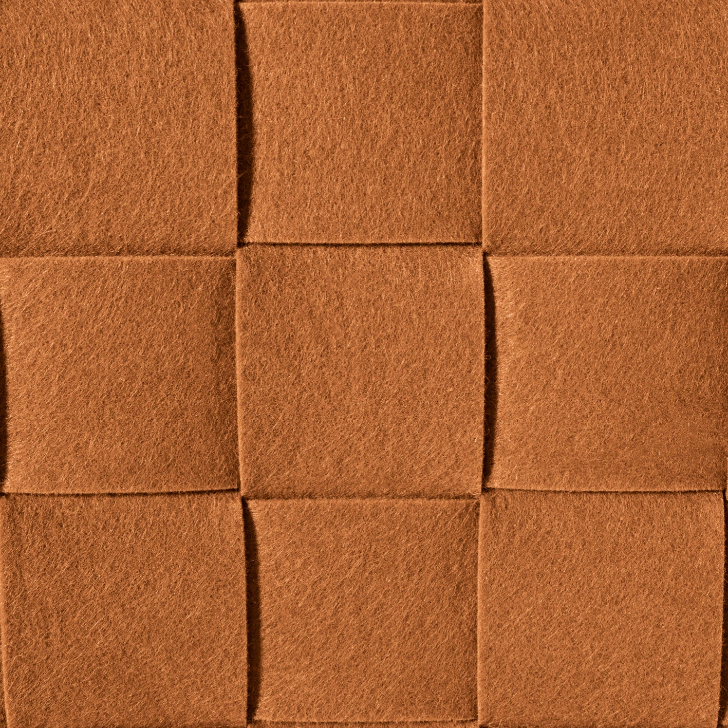 Filz-Aufbewahrungskorb L - 40 x 40 x 40 cm - Rost aus strapazierfähigem Filz mit modernem Scandi Design, faltbar und bodenschonend.