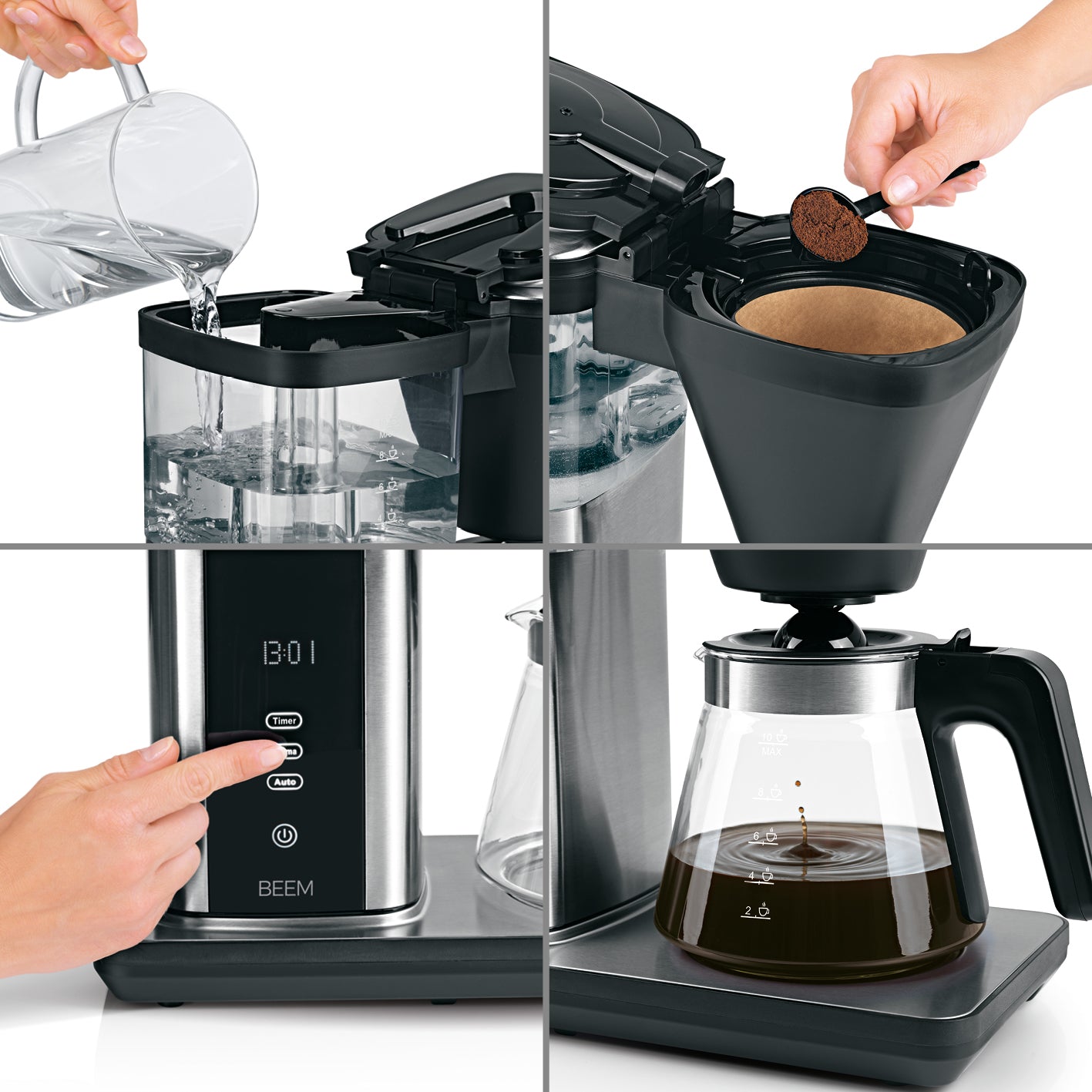 Filterkaffeemaschine - Glas