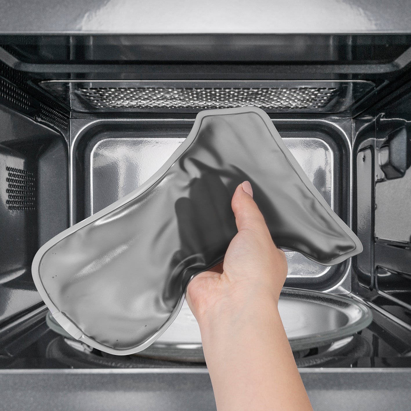 Rückenkorrektor mit Gelpad - L/XL Gelpad wird in der Mikrowelle erwärmt zur unterstützenden Haltungskorrektur.