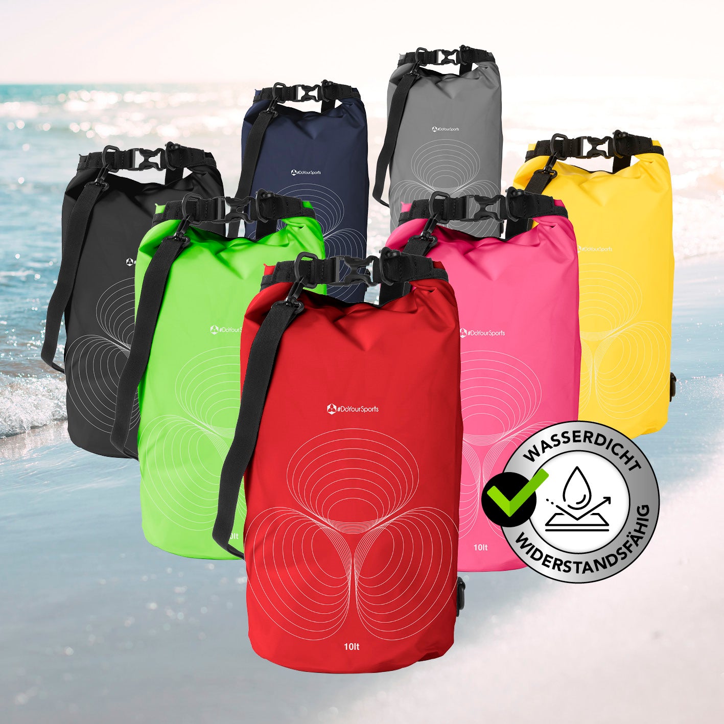Dry Bag 10L - Rot
