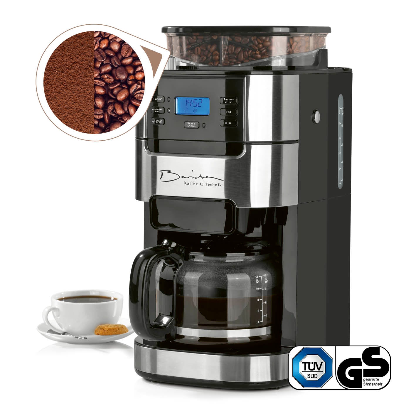 Kaffeemaschine mit Mahlwerk