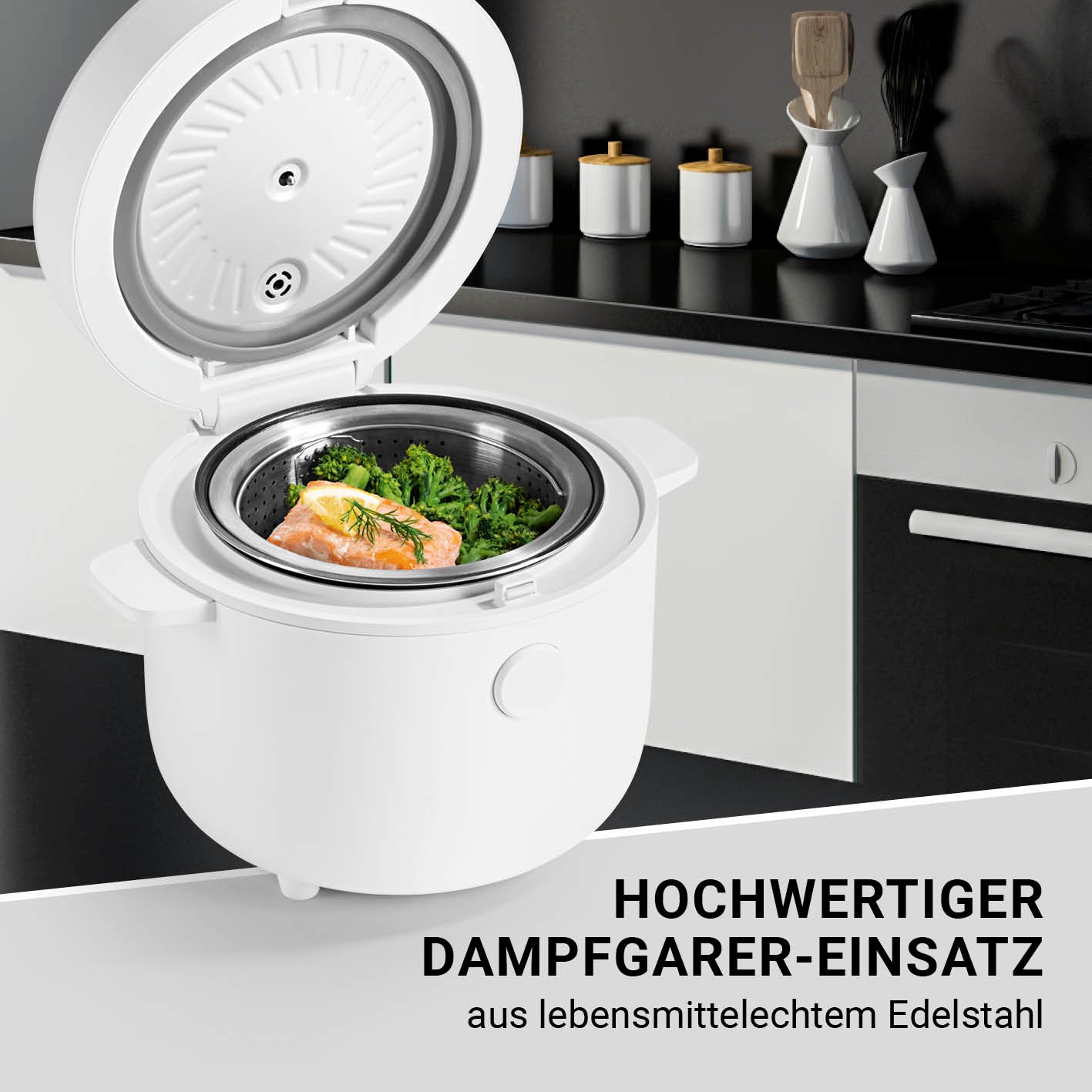 Digitaler Reiskocher