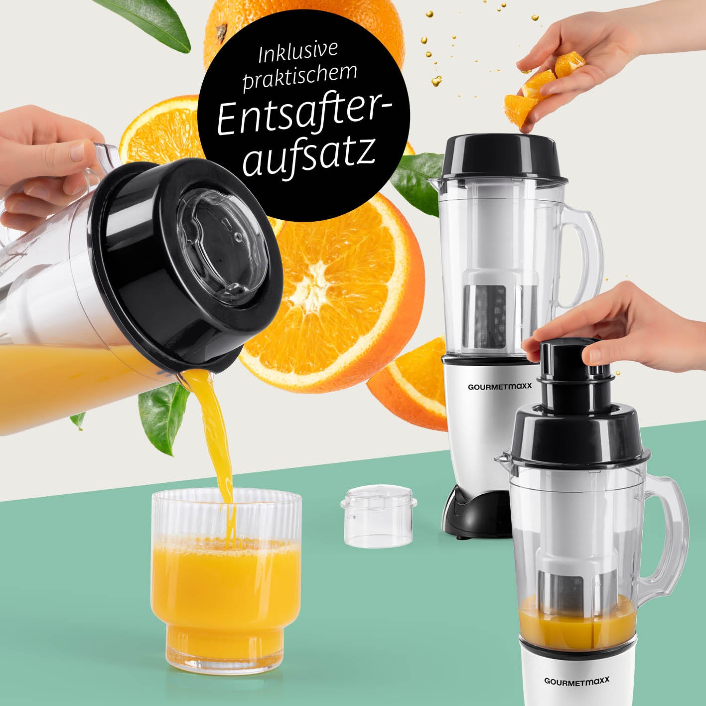 Mr. Magic Power 400 Pro mit Zubehörset XL - Silber/Schwarz