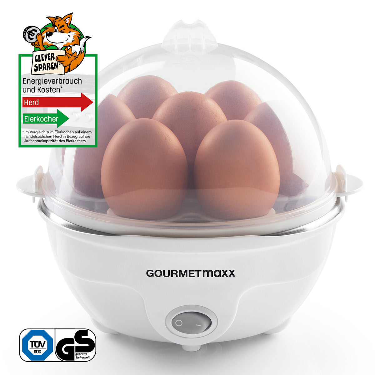GOURMETmaxx Eierkocher für 7 Eier