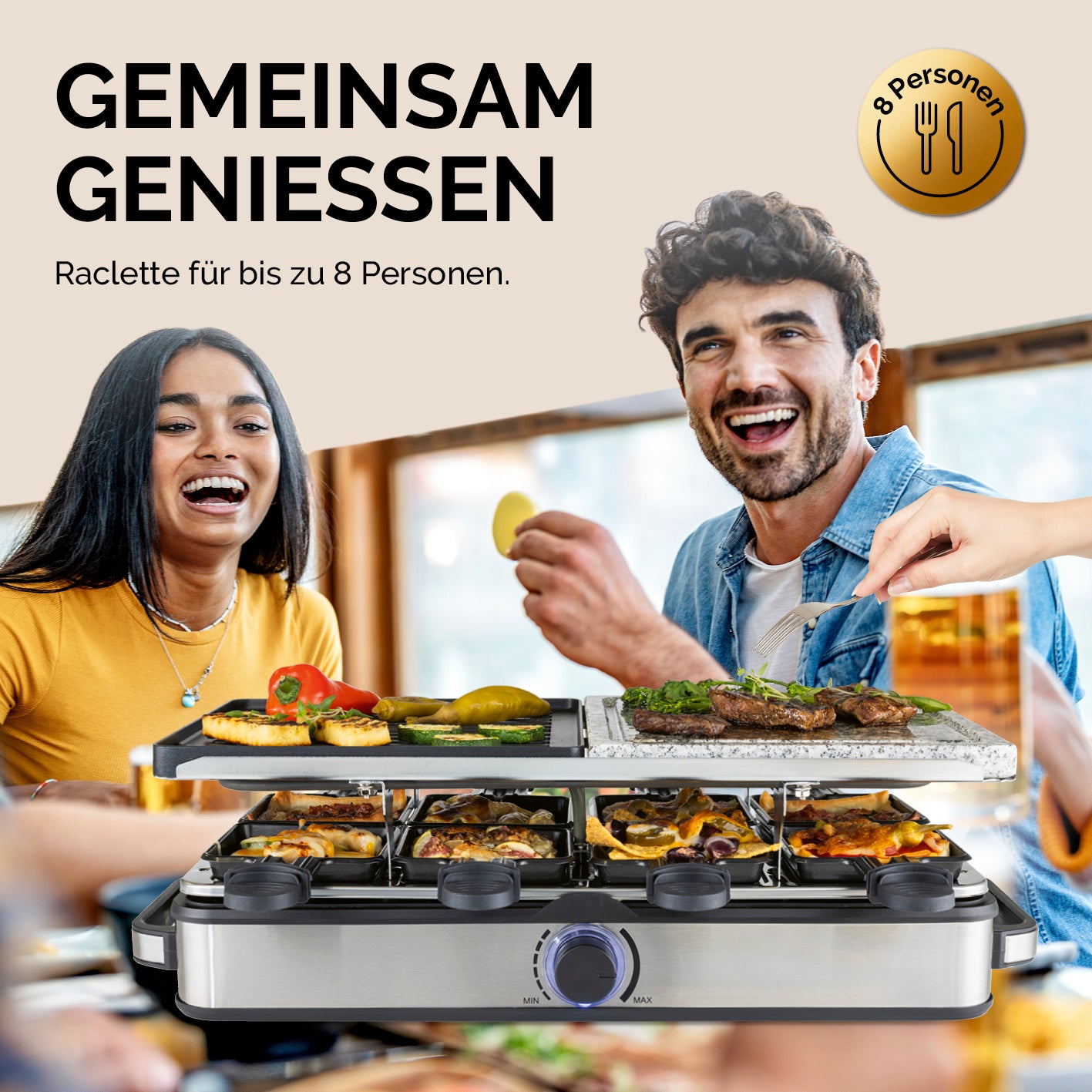 Raclettegrill - 8 Personen