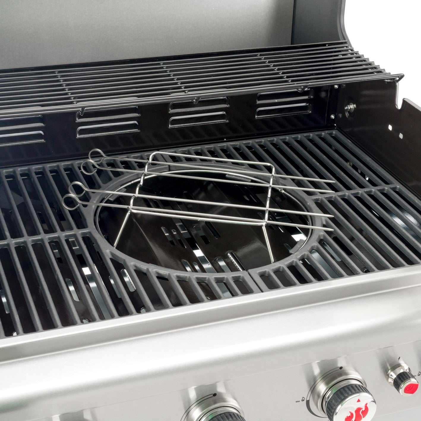 Grillspieß-Set - 41 cm - Edelstahl