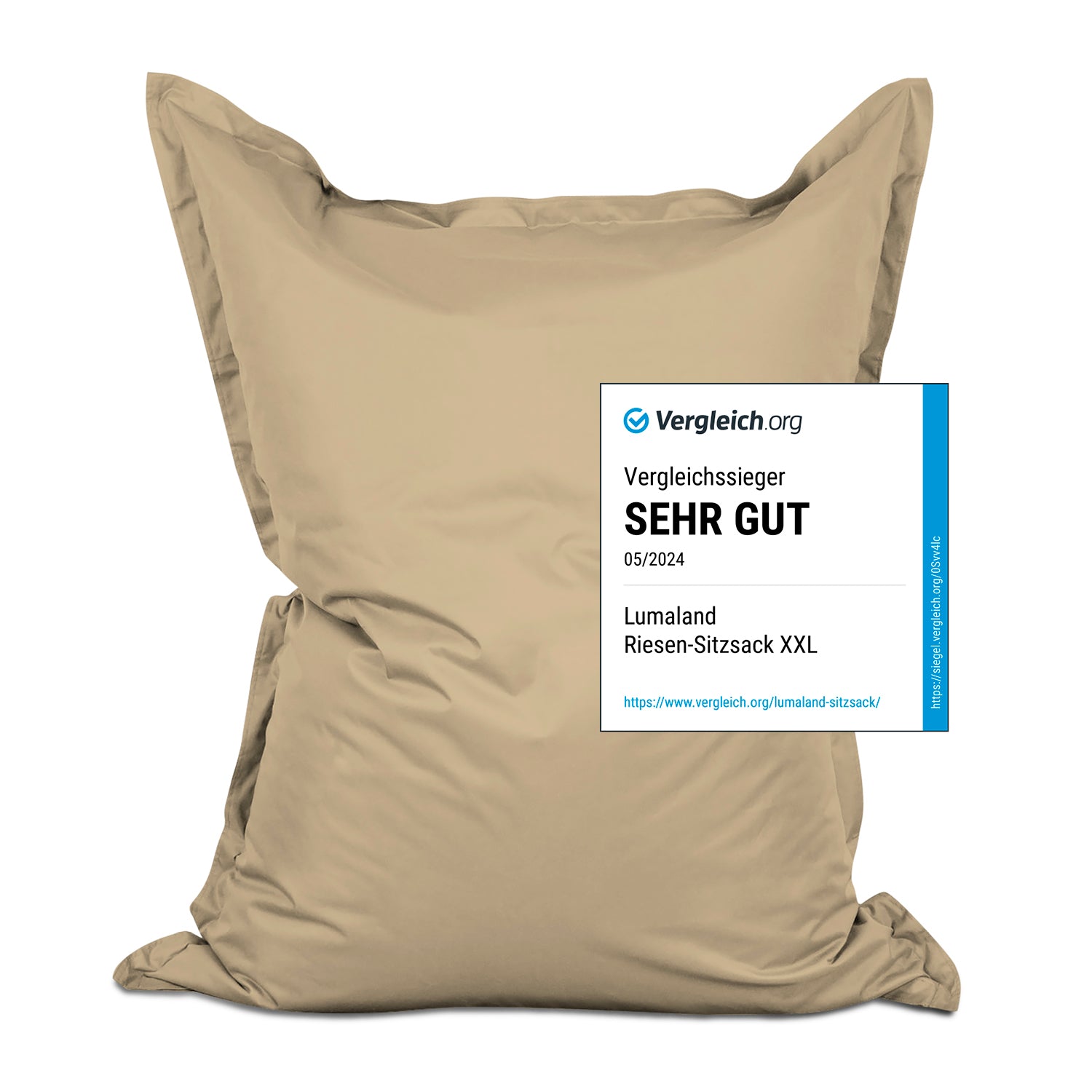 Sitzsack Classic XXL (380 L) - indoor & outdoor - Beige