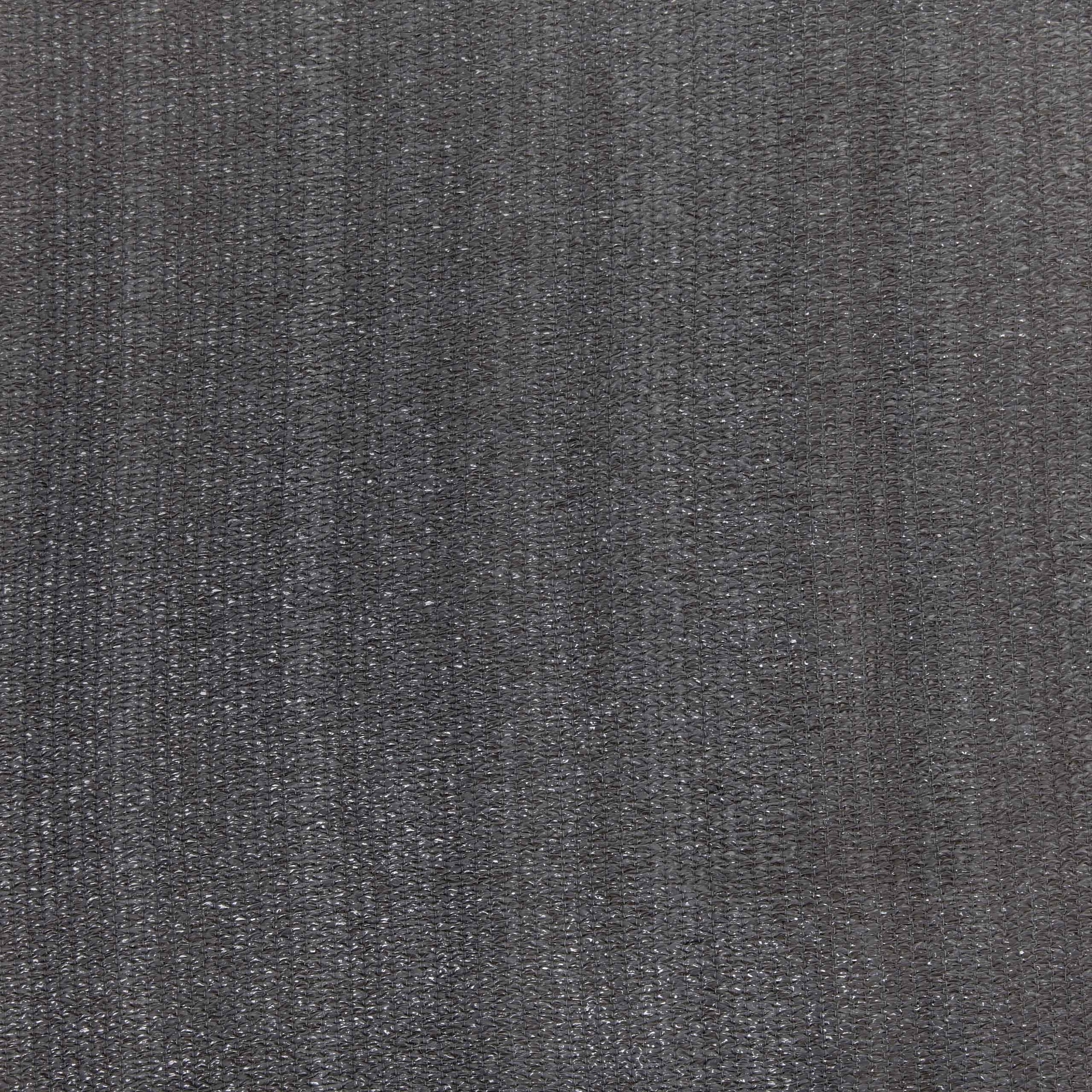 Sonnensegel 100% HDPE mit Stabilisator für UV-Schutz Rechteck 2 x 4 Meter Dunkelgrau, robustes, reißfestes Material mit rostfreien Ringen.