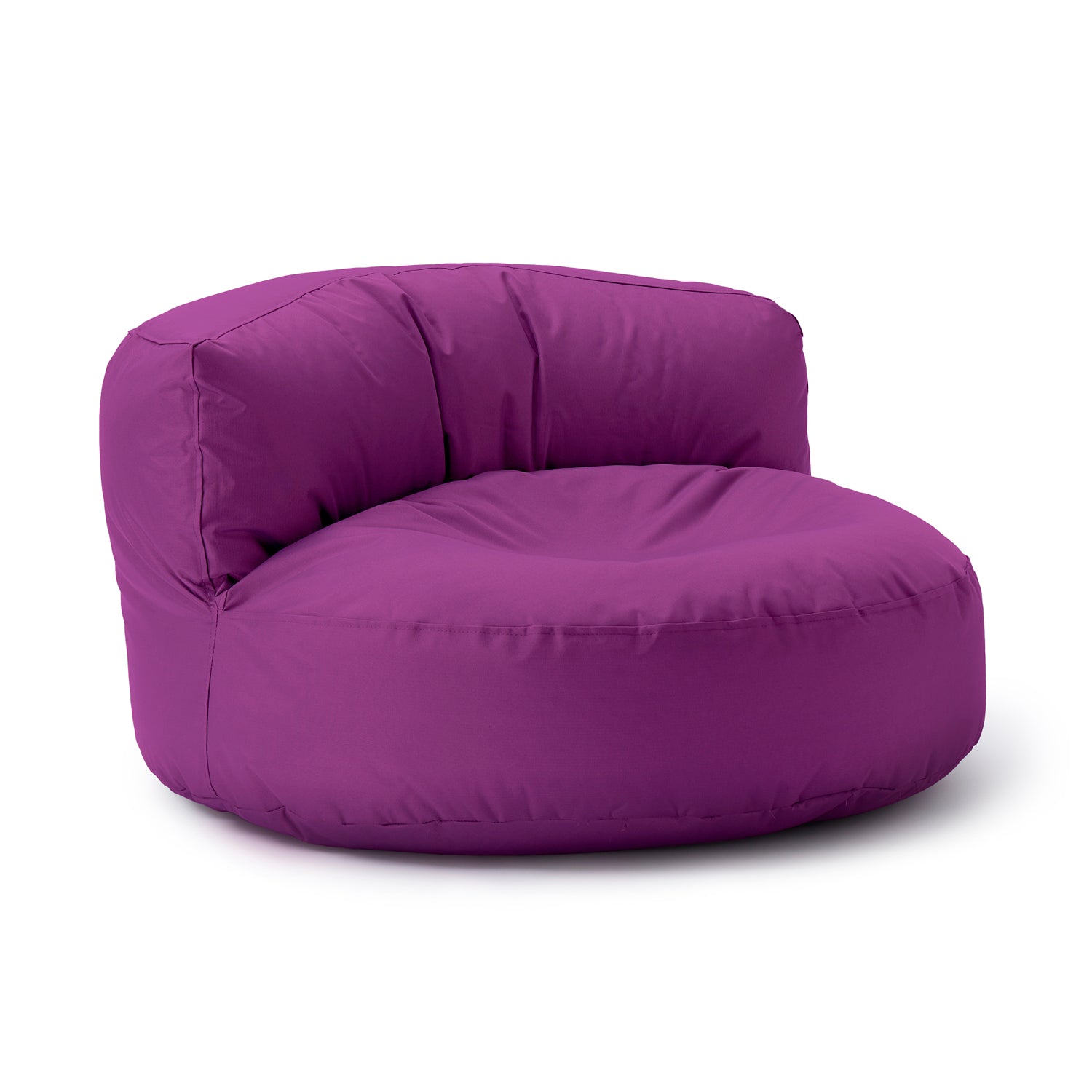 Sitzsack Lounge (320 L) in Lila, gemütlich und modern, für drinnen & draußen, pflegeleicht mit EPS-Perlenfüllung und verdecktem Reißverschluss.