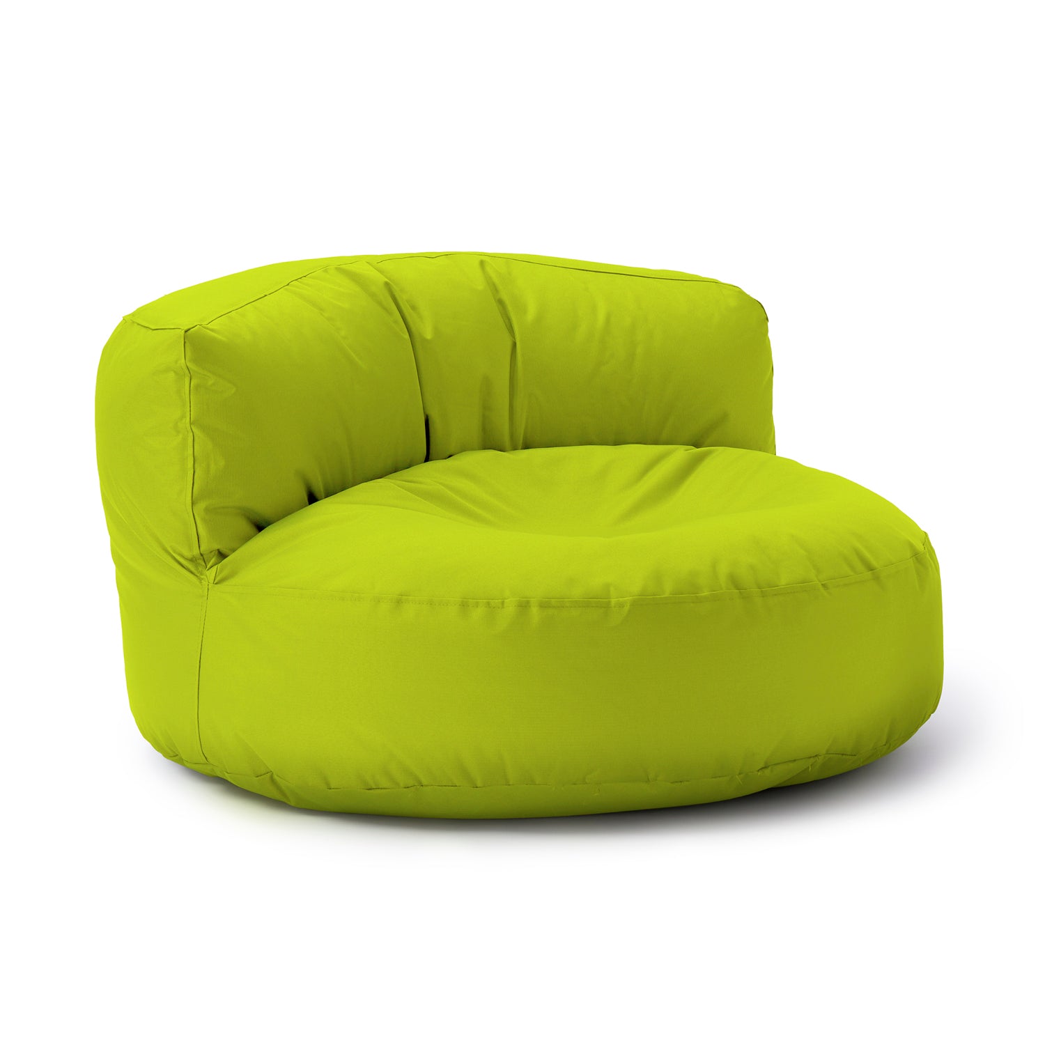 Sitzsack Lounge (320 L) Apfelgrün, modern und gemütlich für drinnen und draußen, leicht, langlebig mit EPS-Füllung.