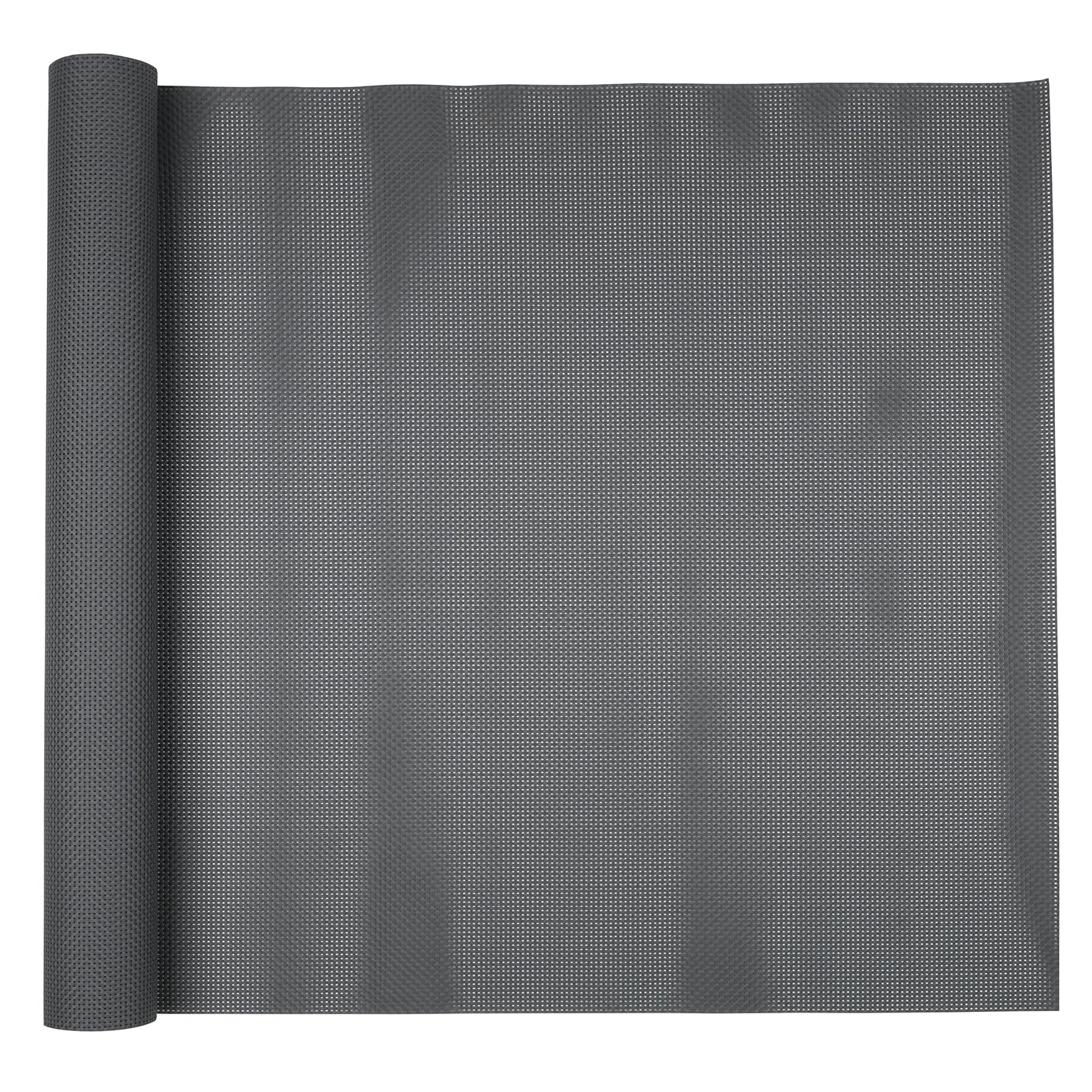 Polyrattan Sicht- und Windschutz in Anthrazit, flexibel, blickdicht, wasserabweisend, UV-beständig für Balkon und Terrasse, ca. 90x500 cm.