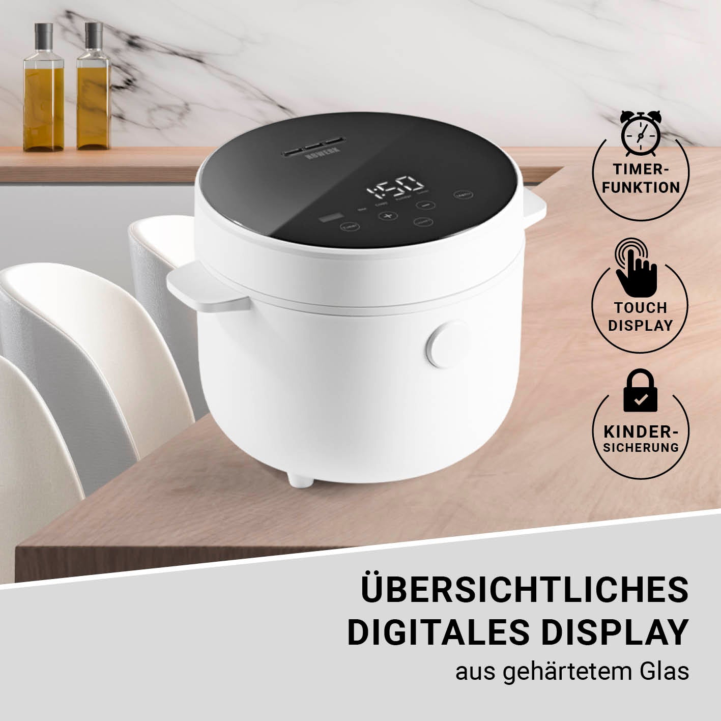 Digitaler Reiskocher