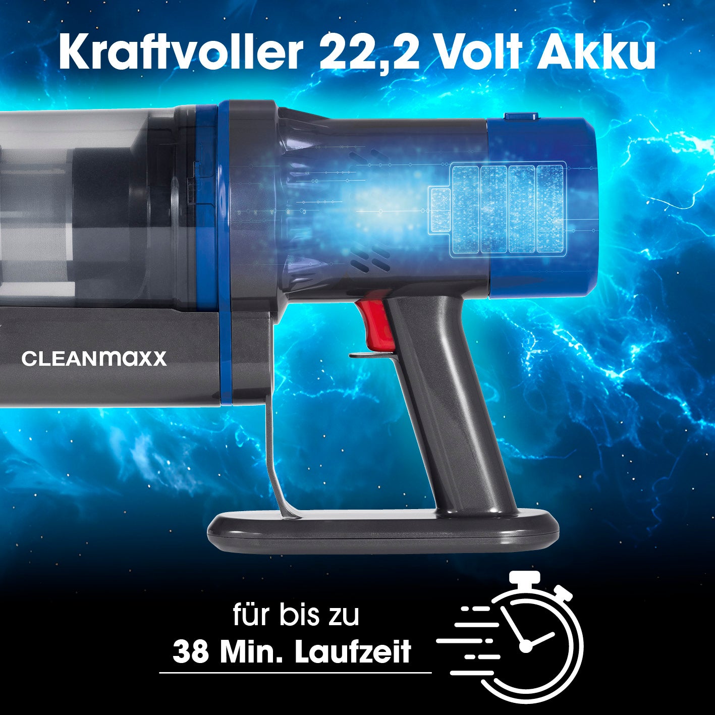 Kabelloser Hand- und Bodenstaubsauger