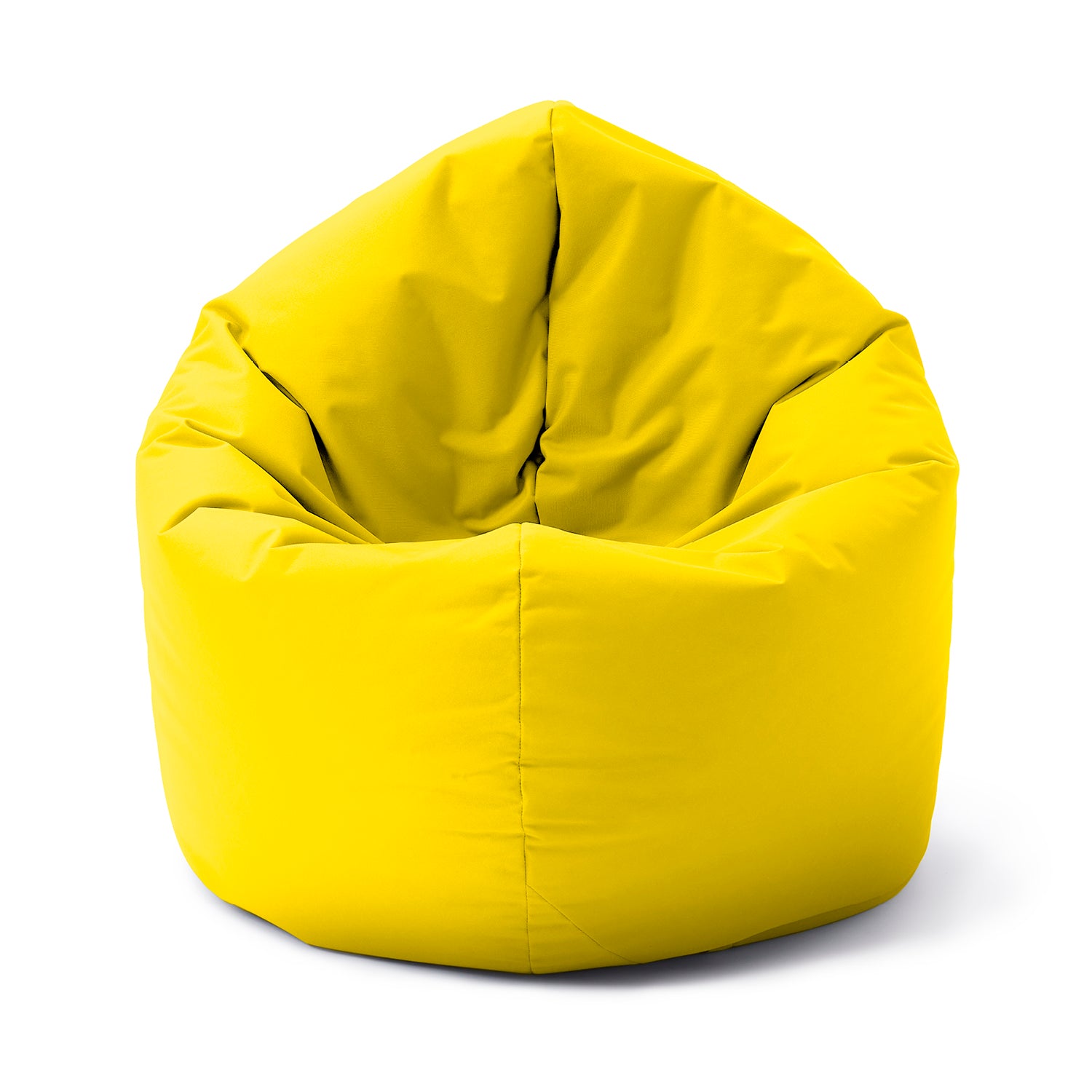 Sitzsack Drops (300 L) Gelb, moderner, langlebiger Indoor- & Outdoor-Sitzsack mit pflegeleichtem Material und verdecktem Reißverschluss.
