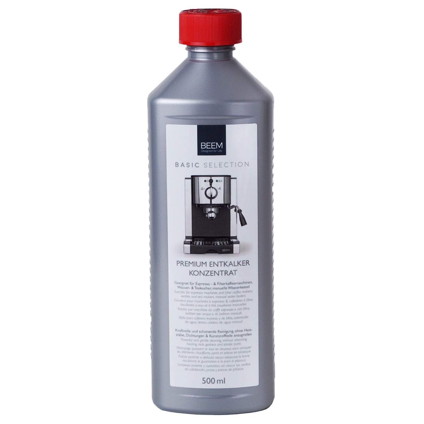 PREMIUM ENTKALKER KONZENTRAT - 0,5 l - 3er Pack zur Reinigung und Entkalkung von Kaffeemaschinen, made in Germany, umweltfreundlich.