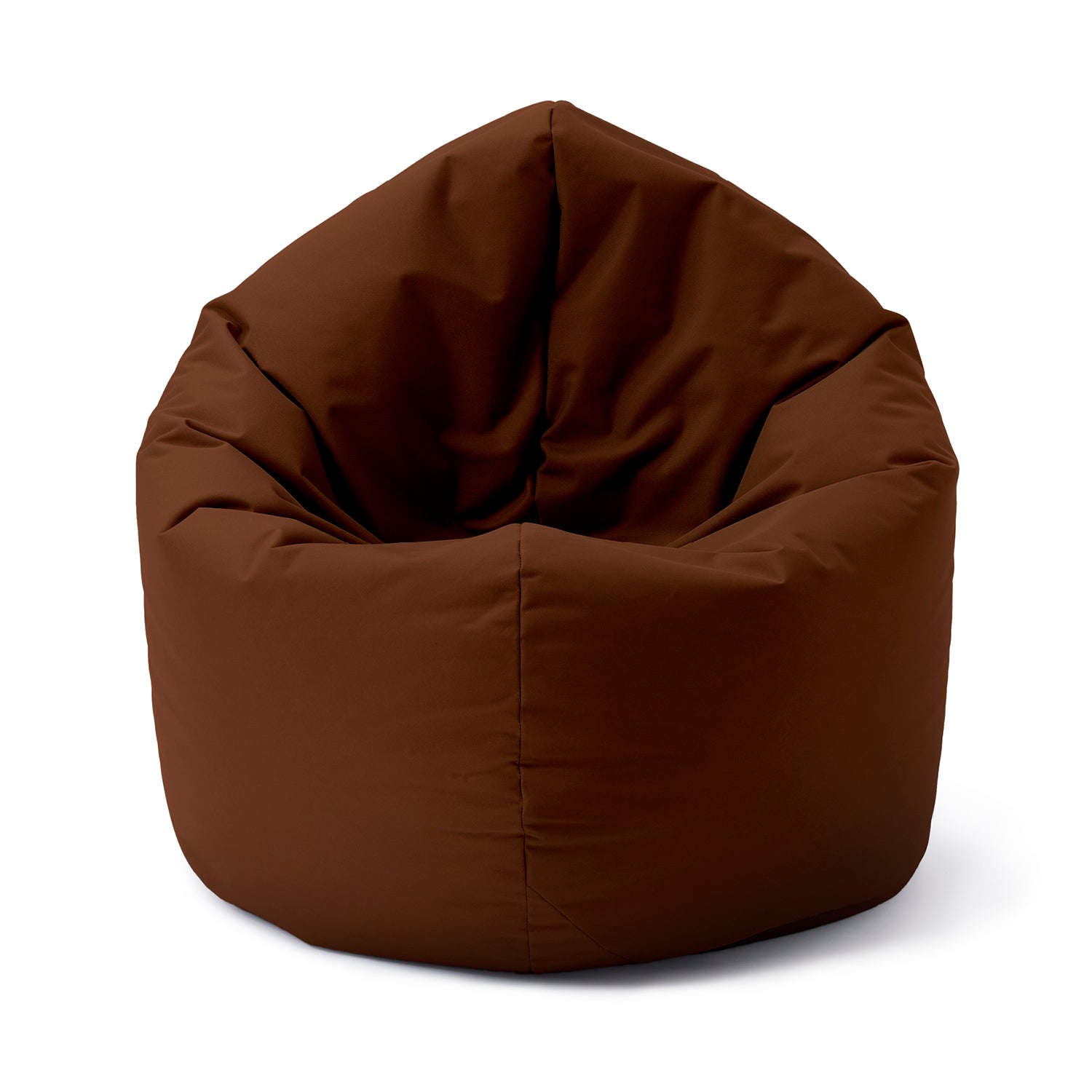 Sitzsack Drops (300 L) Braun, langlebig, leicht, indoor & outdoor geeignet, mit EPS-Füllung und verdecktem Reißverschluss.
