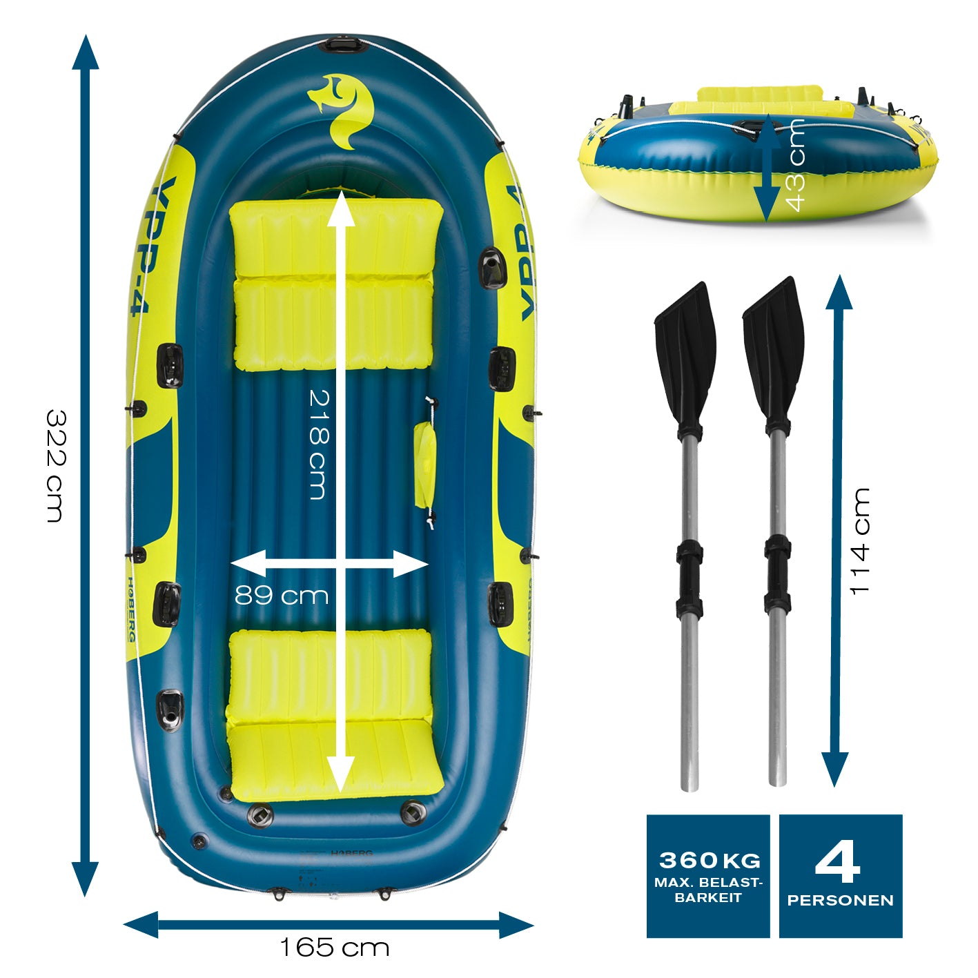 4-Sitzer Schlauchboot "YPP-4"