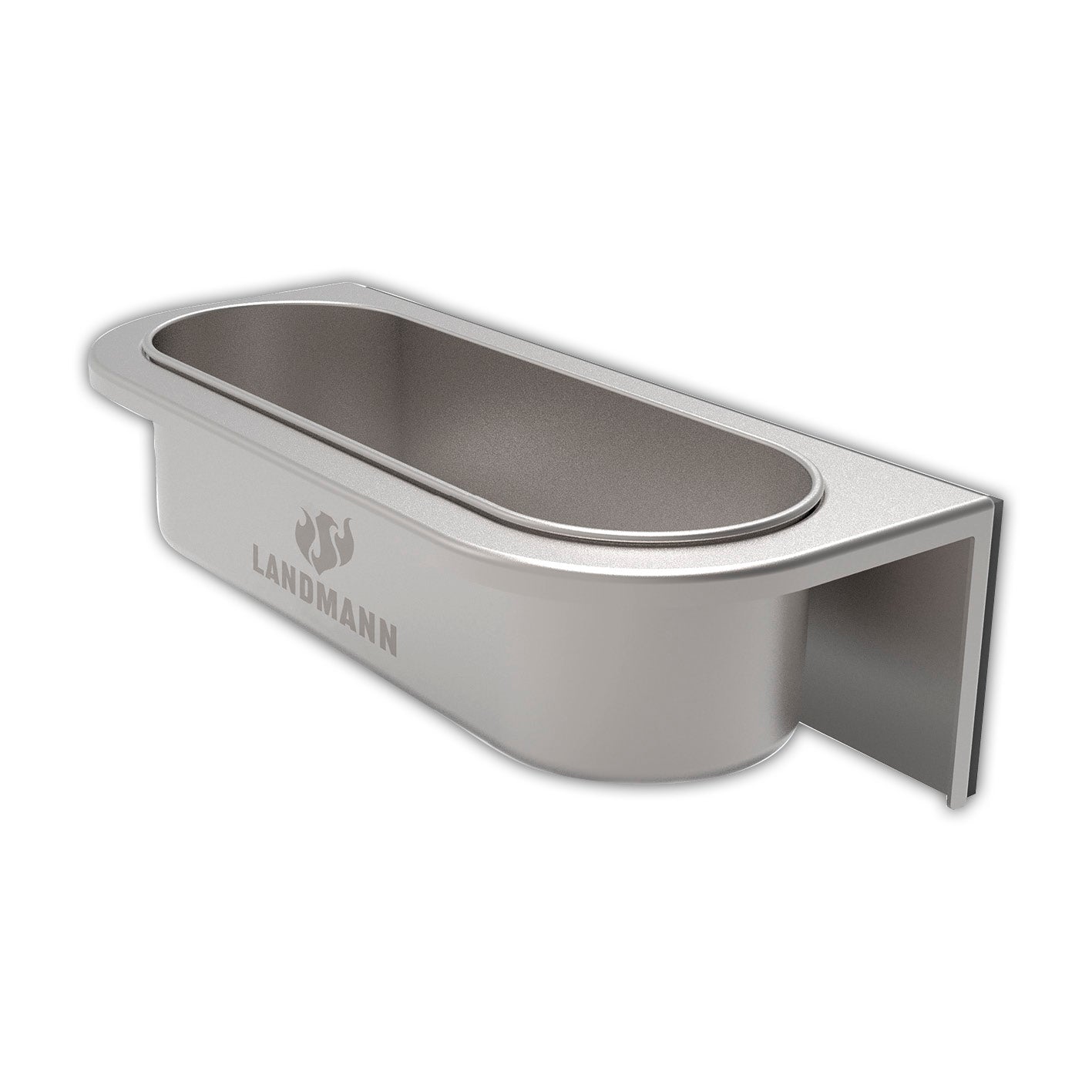 Magnet Saucenhalter aus Edelstahl mit starkem Magnet für bis zu 3 Saucenflaschen, ideal für Grill- und Küchenbereich.