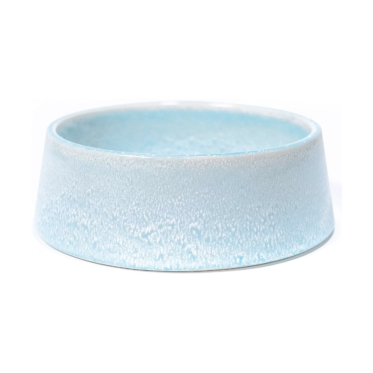 Hundenapf / Futternapf Keramik - 800 ml in Blau, handgefertigt, lebensmittelecht, spülmaschinenfest, für kleine und mittelgroße Hunde.