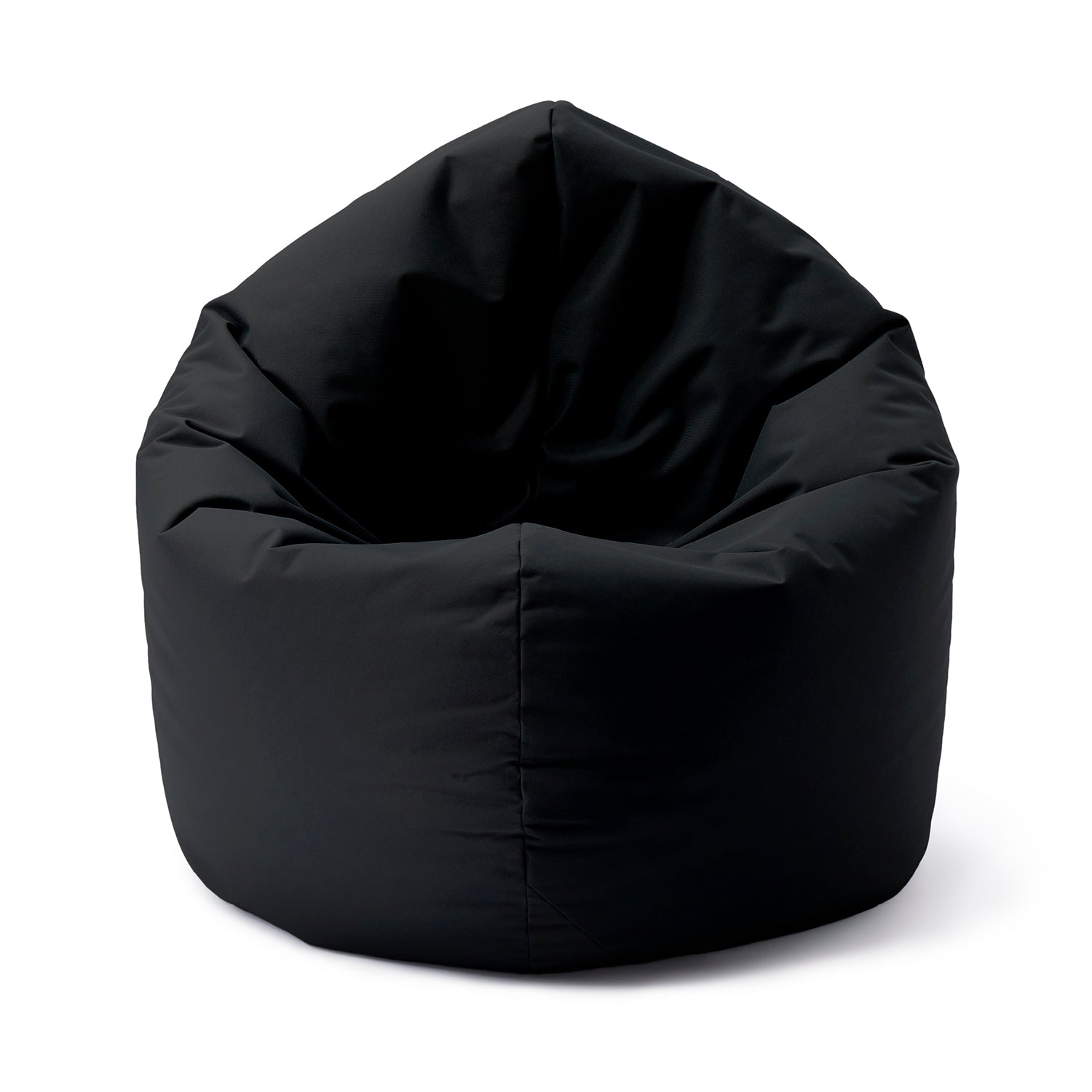 Sitzsack Drops (300 L) - Schwarz, moderner, leichter und langlebiger Sitzsack für drinnen und draußen mit pflegeleichtem Material.