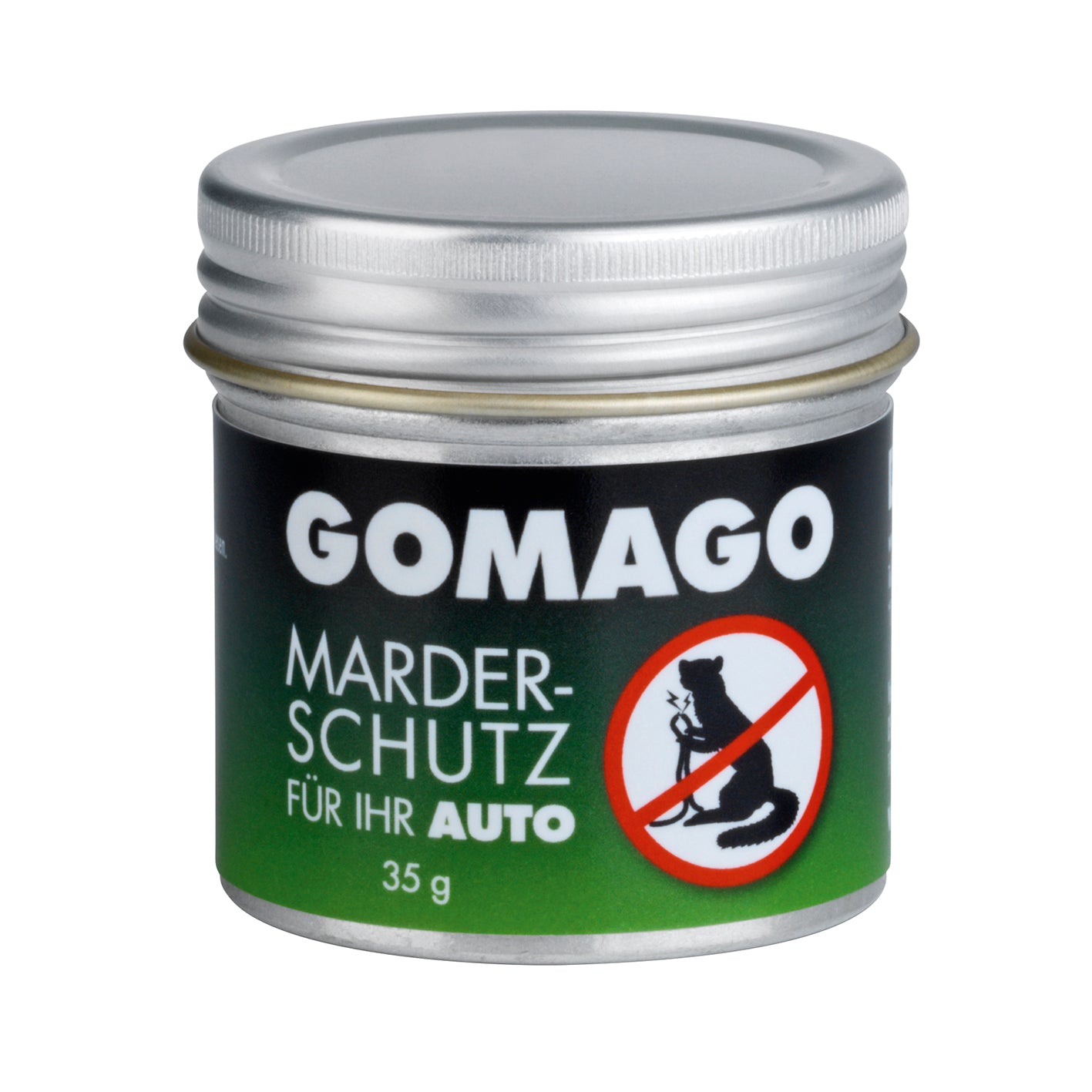 Mardervergrämung Auto von GOMAGO 35g, Duftstoff vertreibt Marder, schützt Auto vor Schäden, bis zu 6 Monate wirksam.