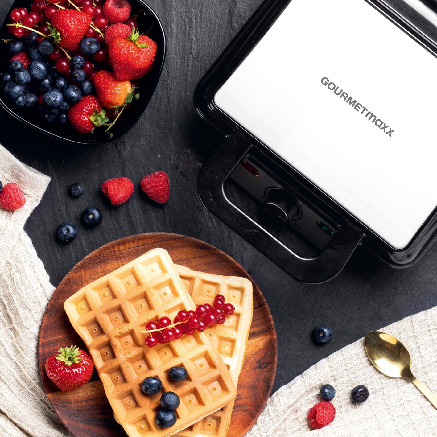 Waffeleisen für Belgische Waffeln