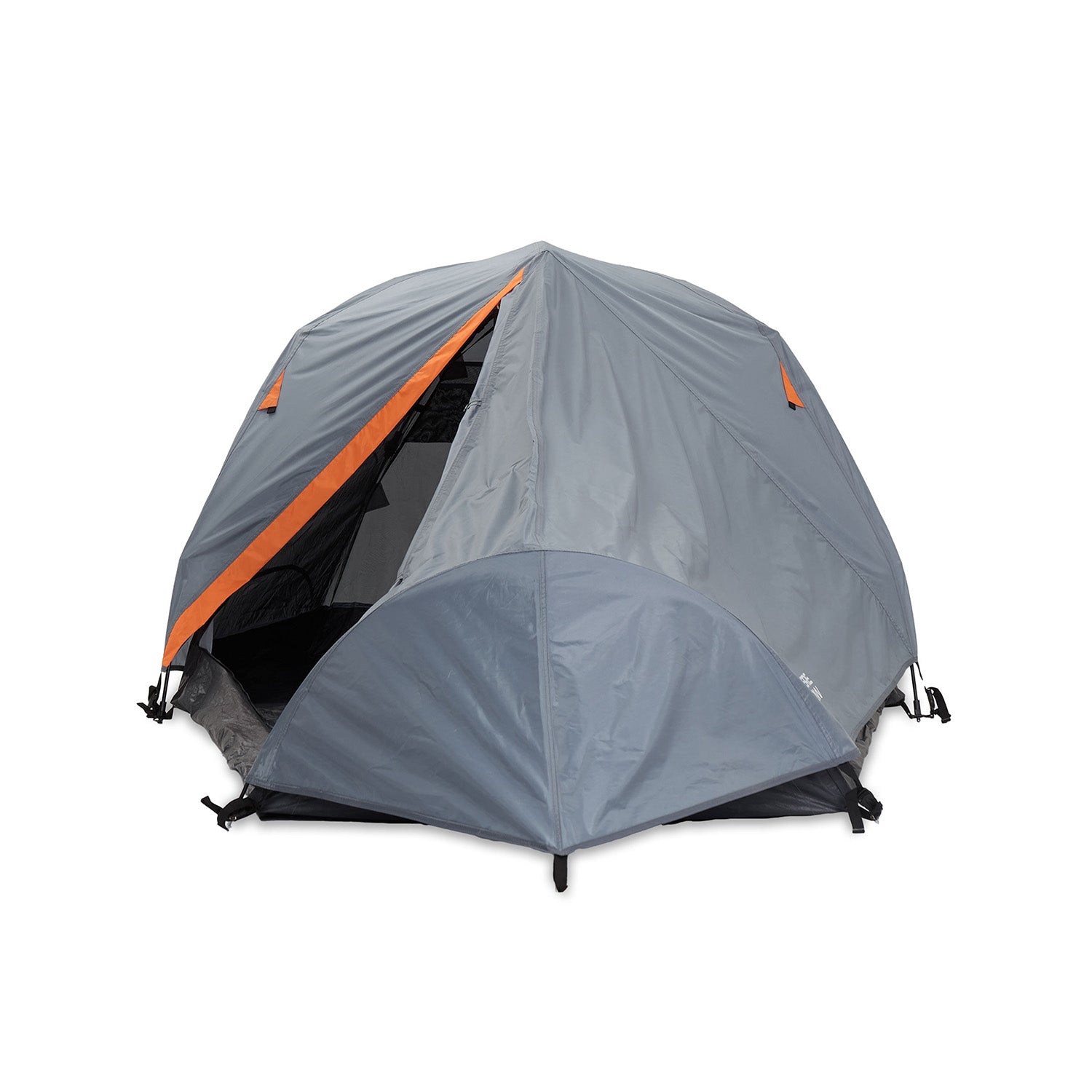 2-Personen-Kompakt-Zelt - Pop Up Wurfzelt Trekkingzelt - 245x160x95 cm - Grau