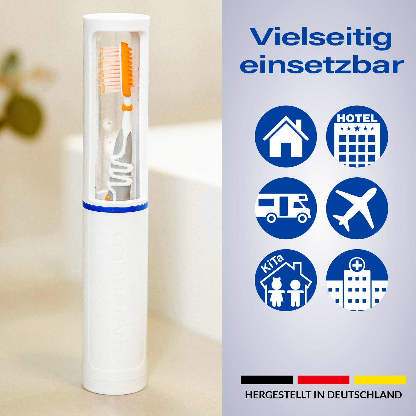 Zahnbürstenbox - weiß