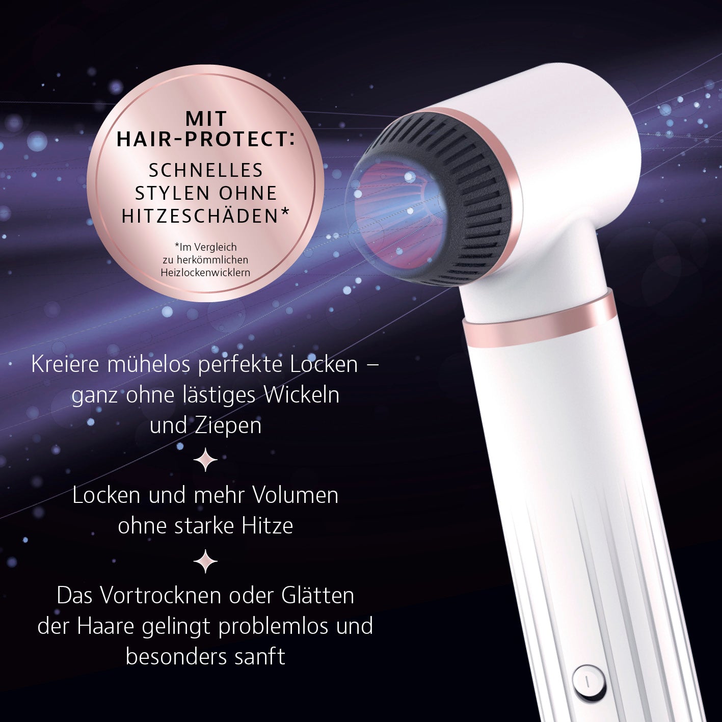 my BEAUTY STYLER - trocknen, stylen, Locken kreieren mit Hair-Protect für schonendes Stylen ohne Hitzeschäden und mehr Volumen