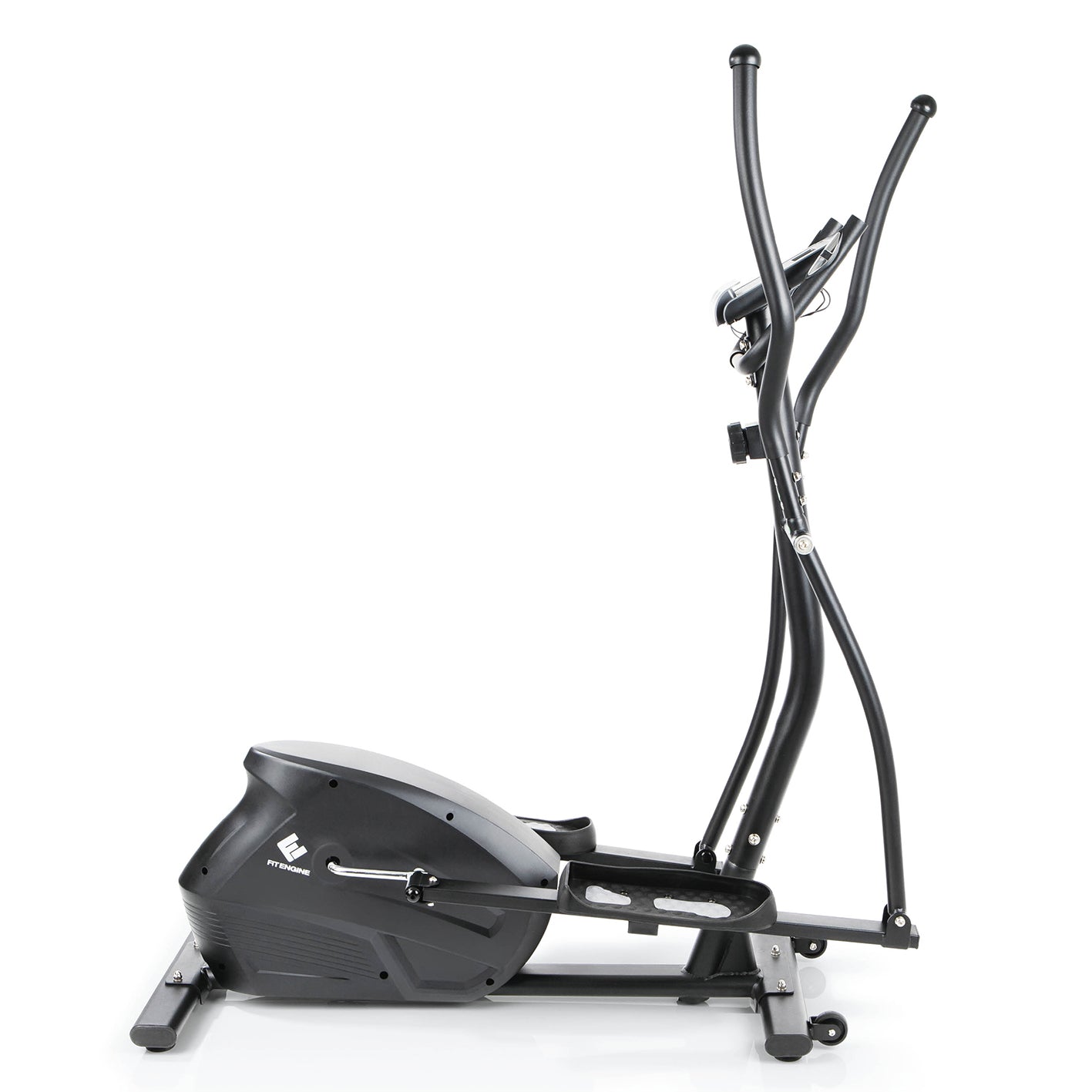 Crosstrainer - belastbar bis 150 kg - 10 Schwierigkeitsstufen mit Pulssensoren, rutschfesten Pedalen und großem Display für Ausdauertraining.