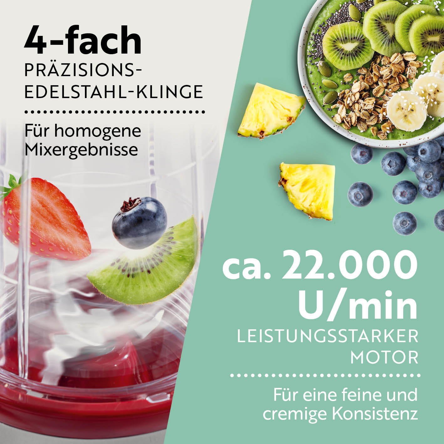 Mr. Magic Power 400 Pro mit Zubehörset L - Silber/Rot