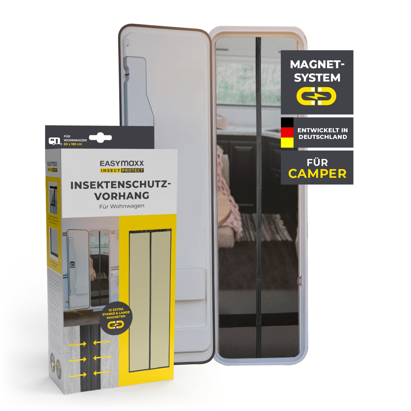 vorhänge camper magnet Mach Schluss mit Mücken, Wespen, Spinnen & Käfern in deinem Wohnwagen!