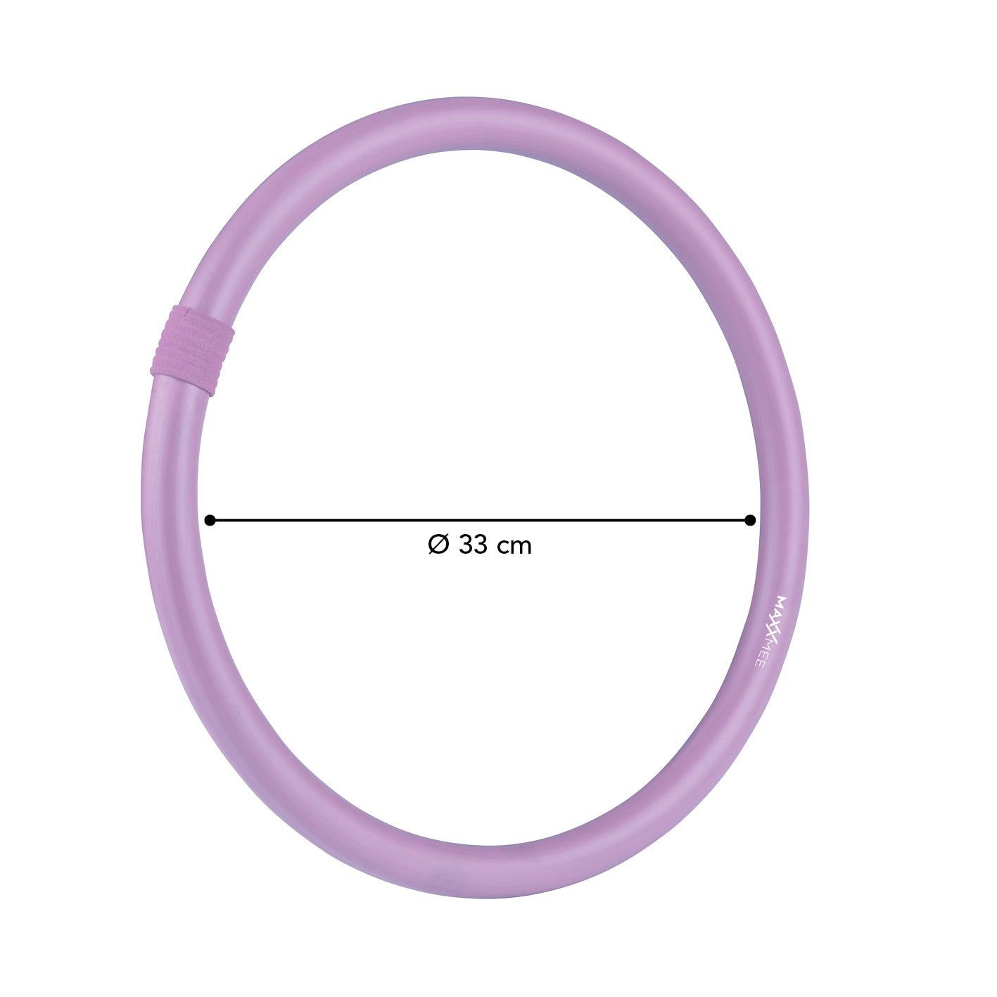 Hula Hoop Reifen für die Arme - 2er-Set, lila Mini Reifen Ø 33 cm, formstabil mit weichem Schaumstoff und Stahlkern.
