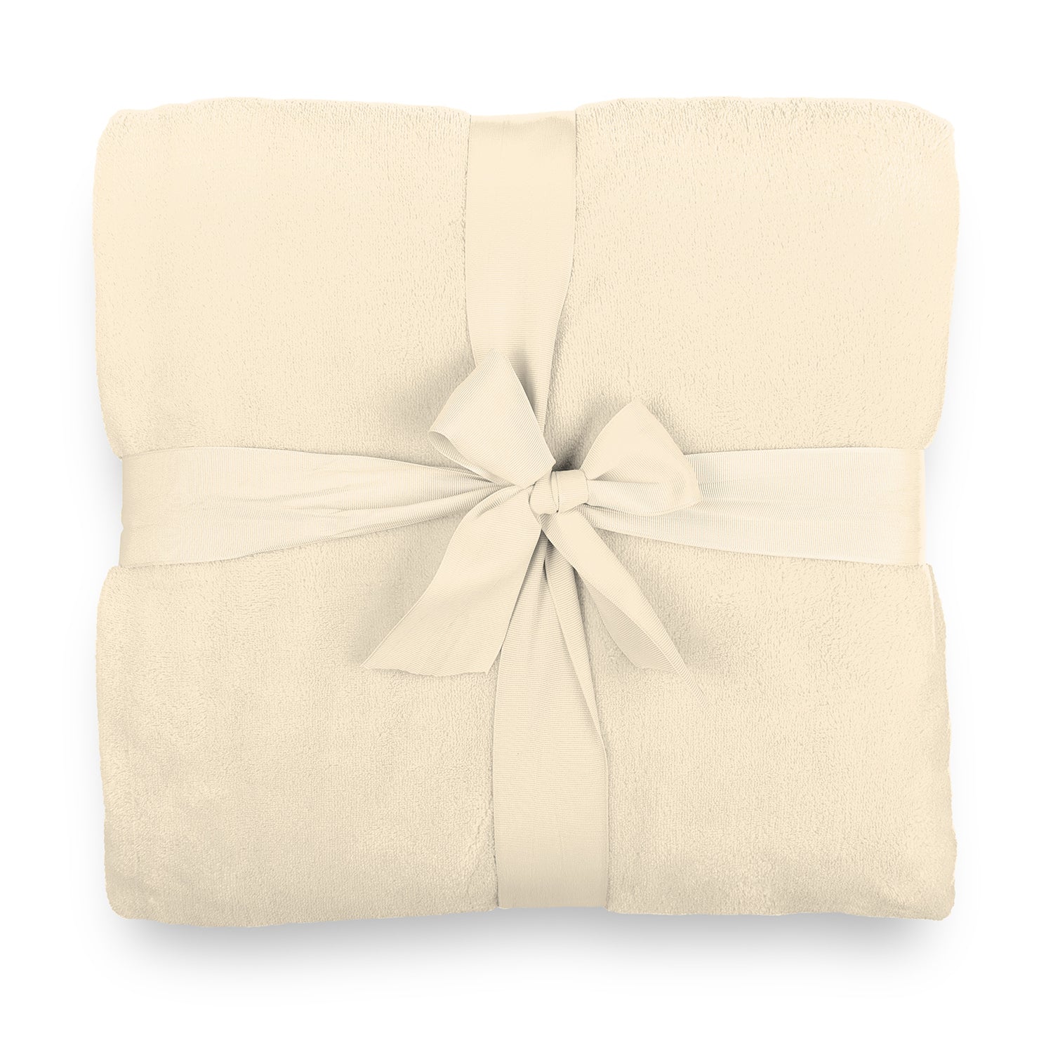 Kuscheldecke - 220x240 cm beige, weich aus Coral-Fleece, waschbar bei 30°C, ideal als Sofadecke und Tagesdecke.