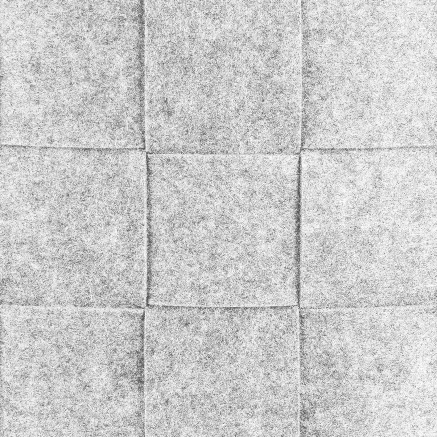 Filz-Aufbewahrungskorb L - 40 x 40 x 40 cm - Hellgrau, moderner, strapazierfähiger, faltbarer Aufbewahrungskorb aus Filz im Scandi Style.