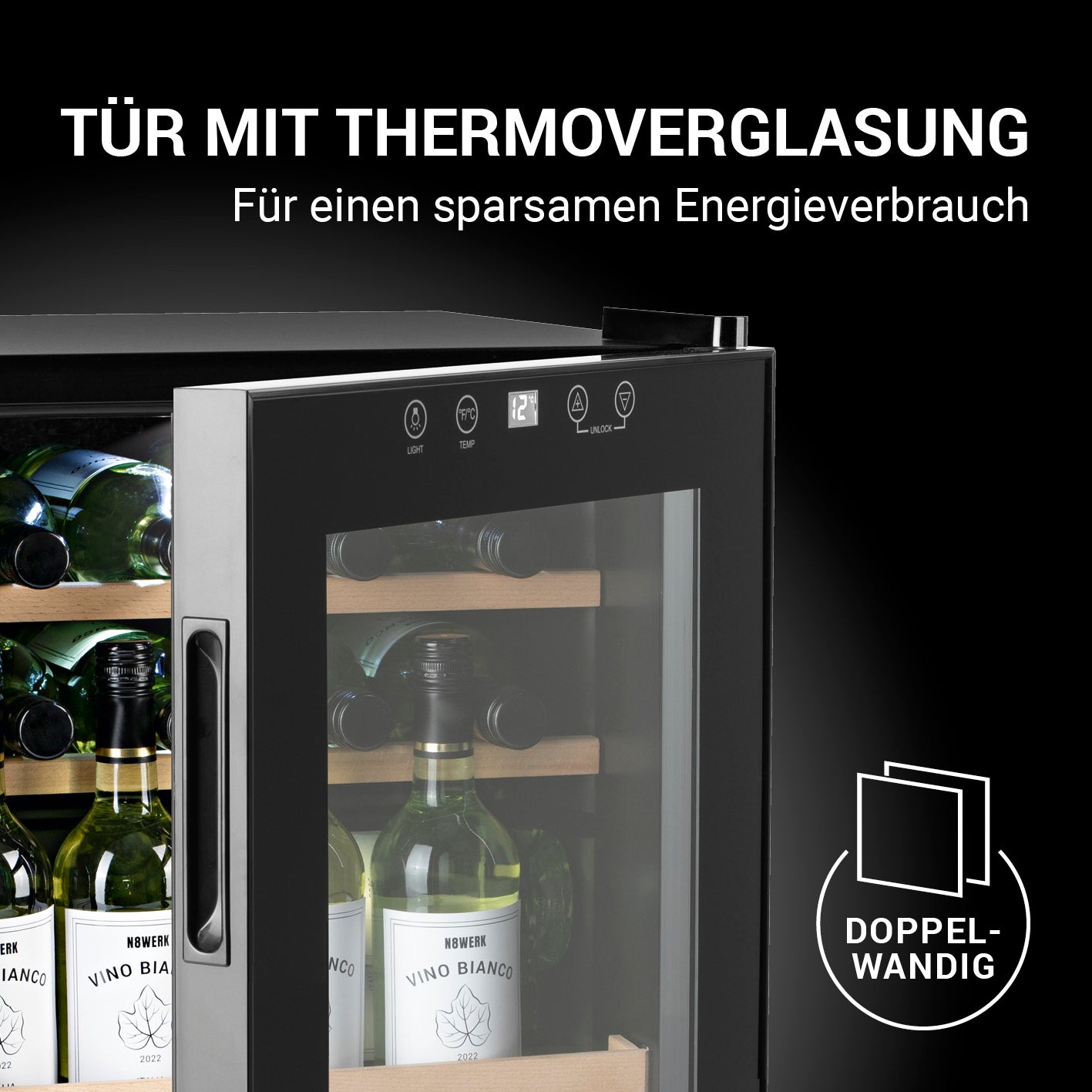 Weinkühlschrank - 15 Flaschen