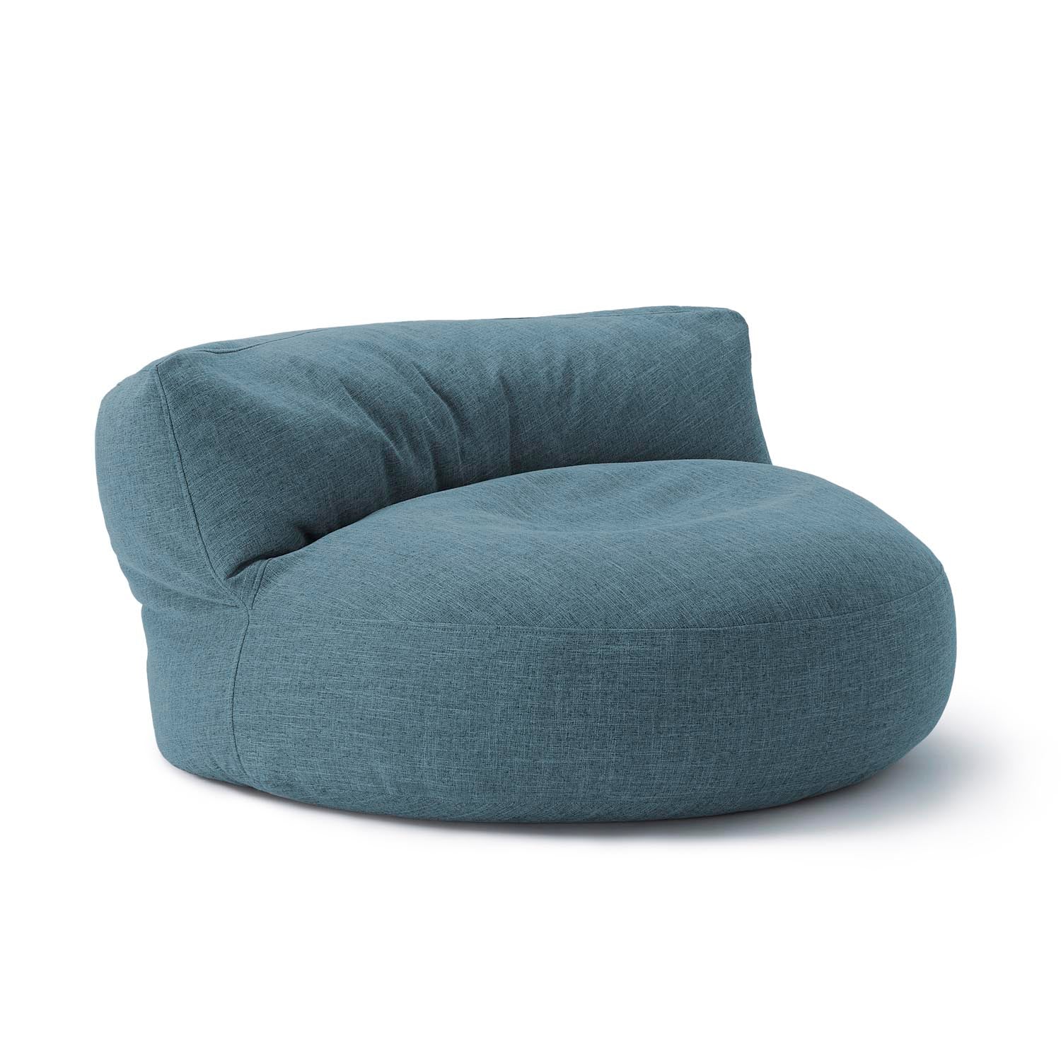 Interior Line Sitzsack-Lounge (320 L) in Aquamarin, weiches, leinenartiges Material, komfortabel für Indoor-Bereiche.