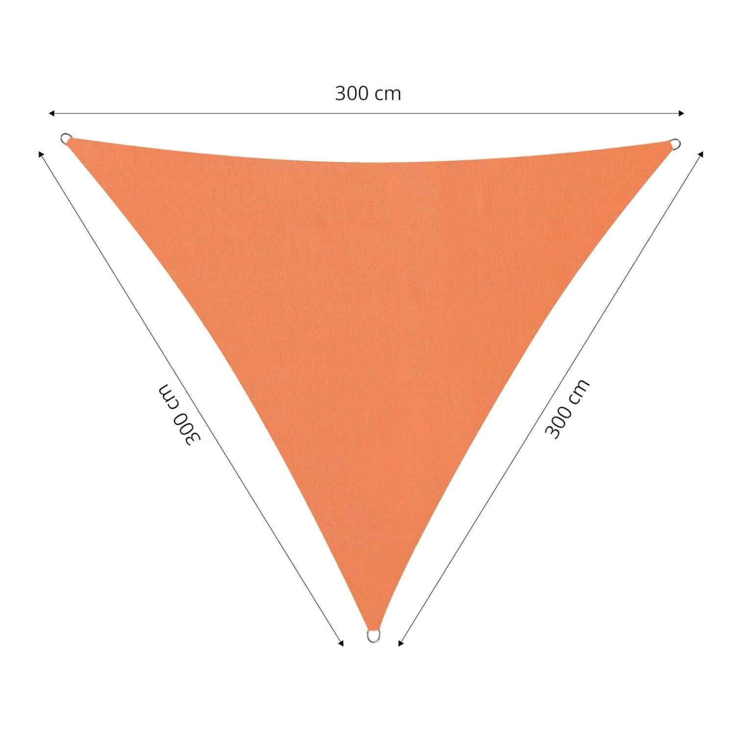 Sonnensegel Polyester - Quadrat 3 x 3 Meter - Gelb