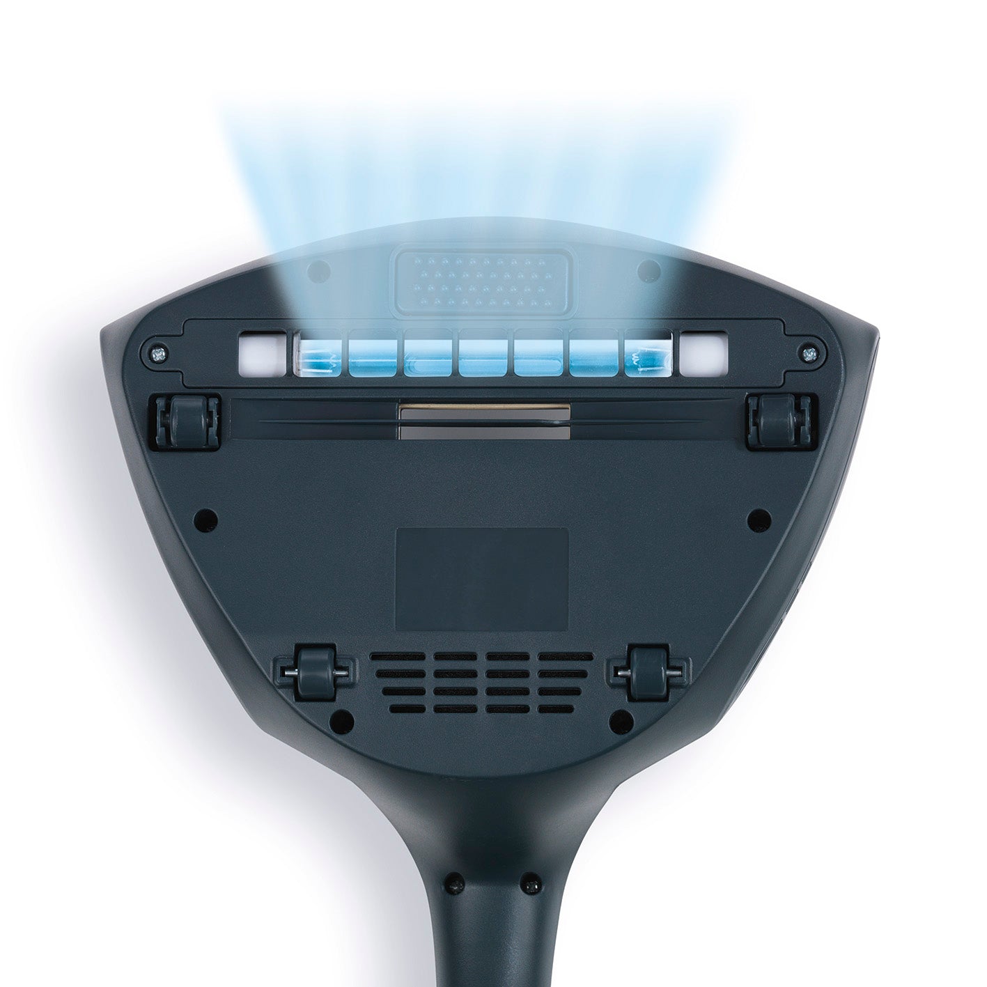 Milbensauger in der Nordic Night Edition mit UV-C-Licht zur Desinfektion und Absaugung von Milben auf Matratzen und Bettwaren.
