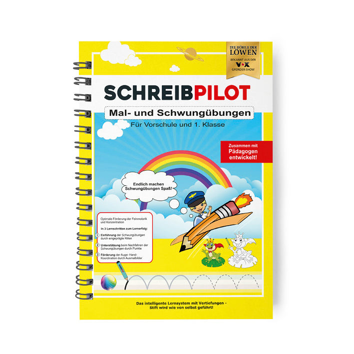 Heft Schwungübungen mit Bleistift und Radiergummi - DIN-A4