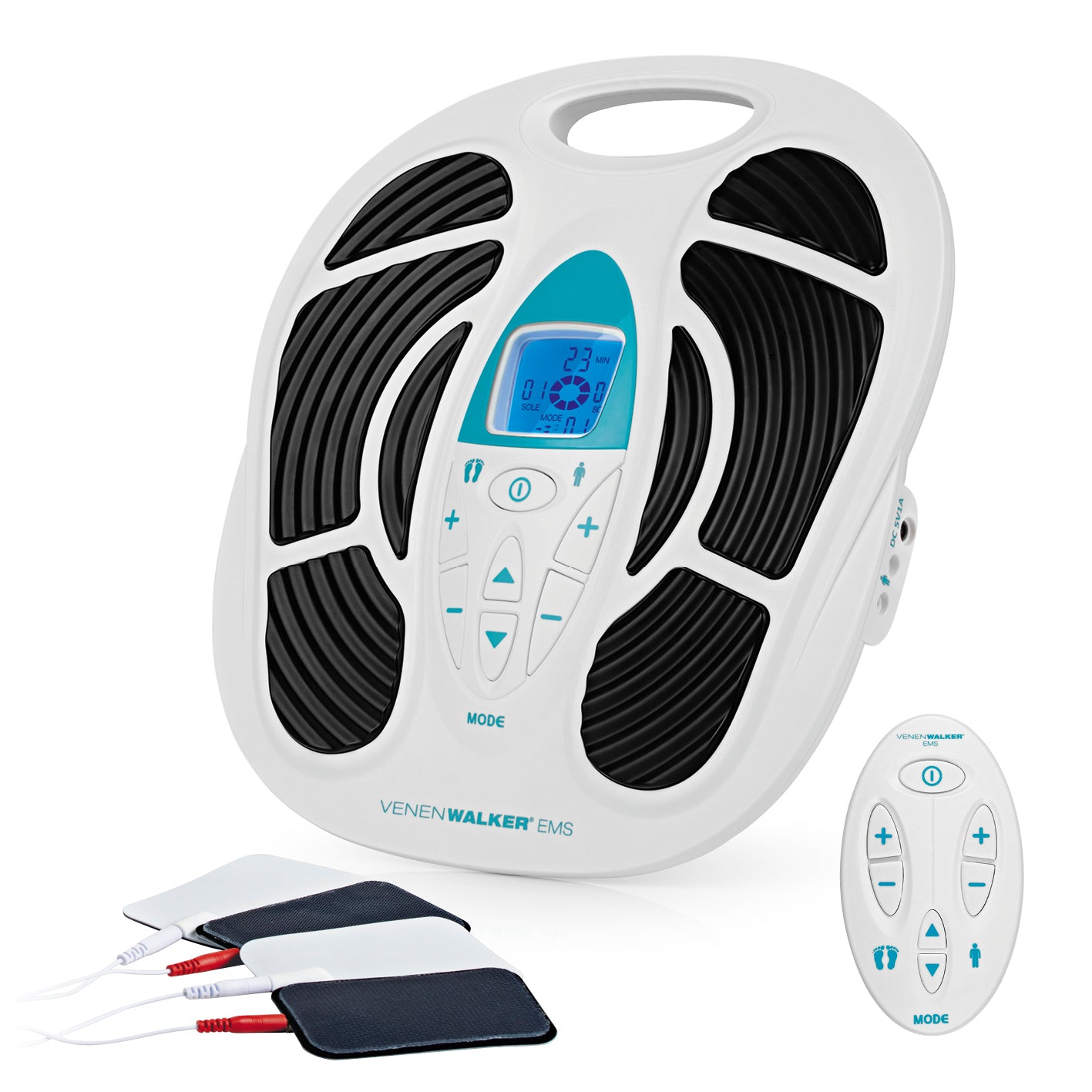 Durchblutungs-Stimulator VenenWalker - 25 Programme, EMS Gerät zur Muskelstimulation und Förderung der Venendurchblutung.