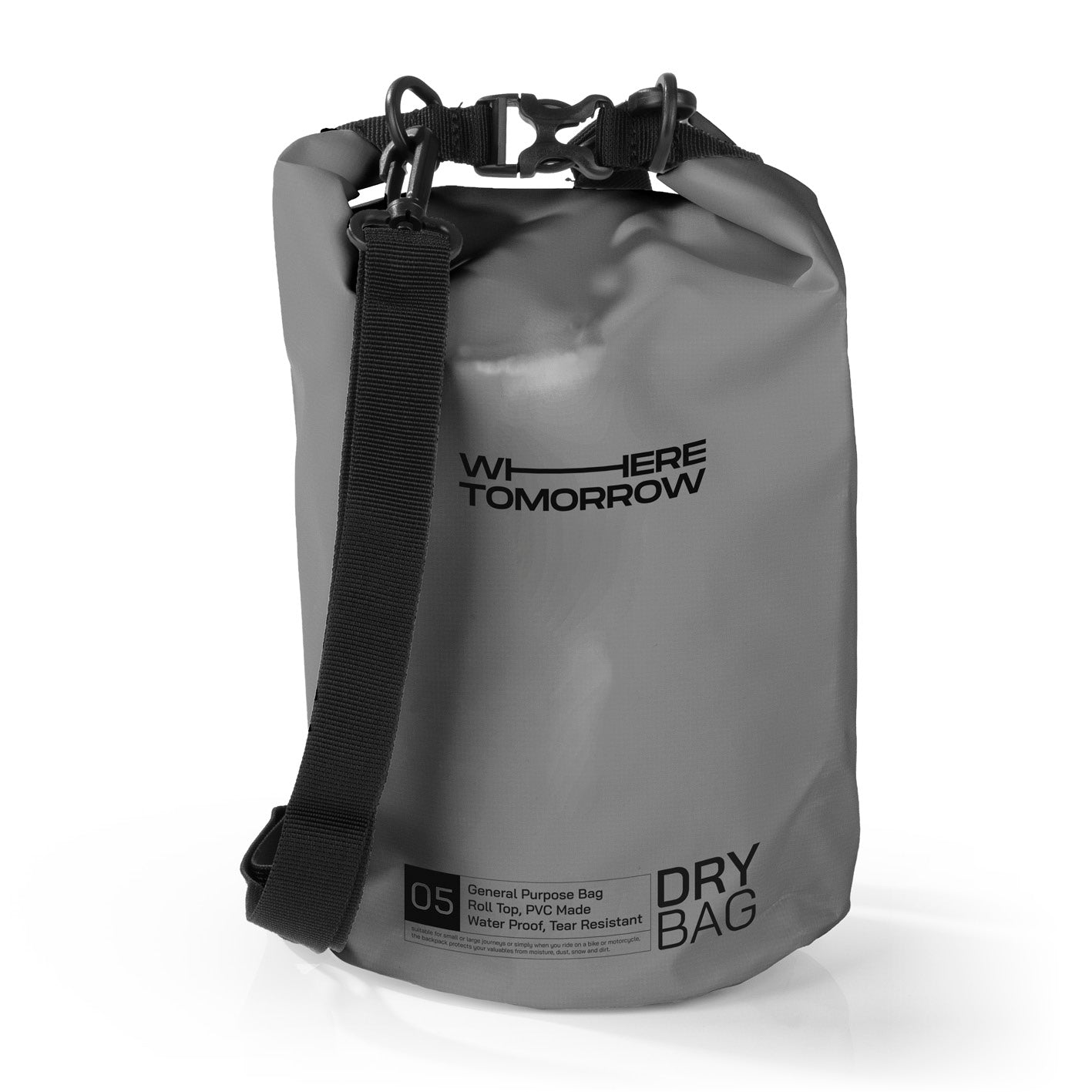 Dry Bag 5L - Style 01 - Grau