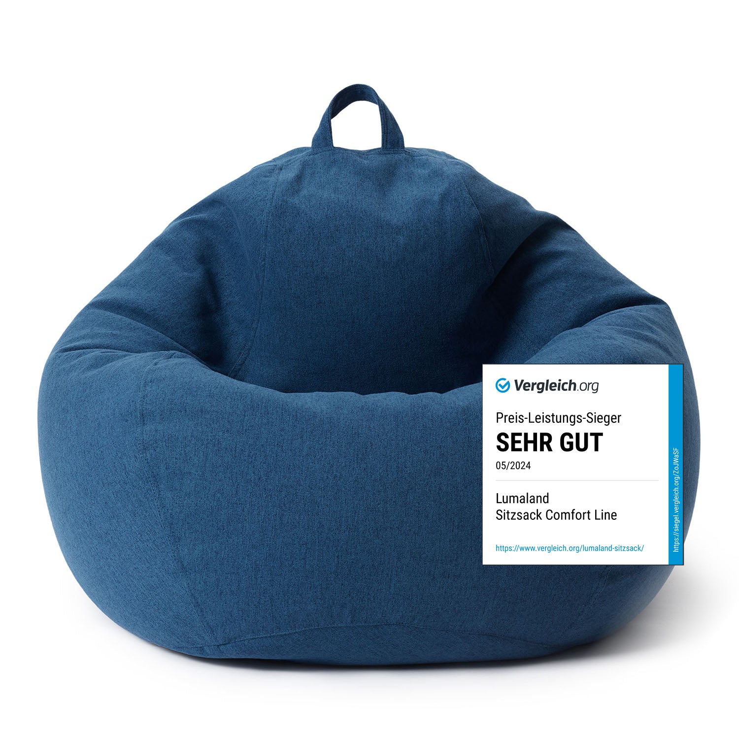 Comfort Line Sitzsack XXL (315 L) - indoor - Dunkelblau