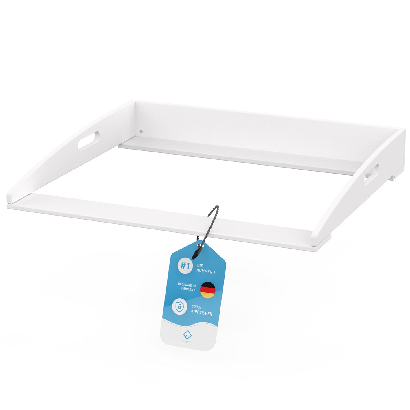 Wickelaufsatz HappyBaby - Weiß - 85 x 75 x 13 cm, praktischer Wickeltischaufsatz für IKEA Hemnes Kommoden, einfache Montage, sicher und platzsparend.