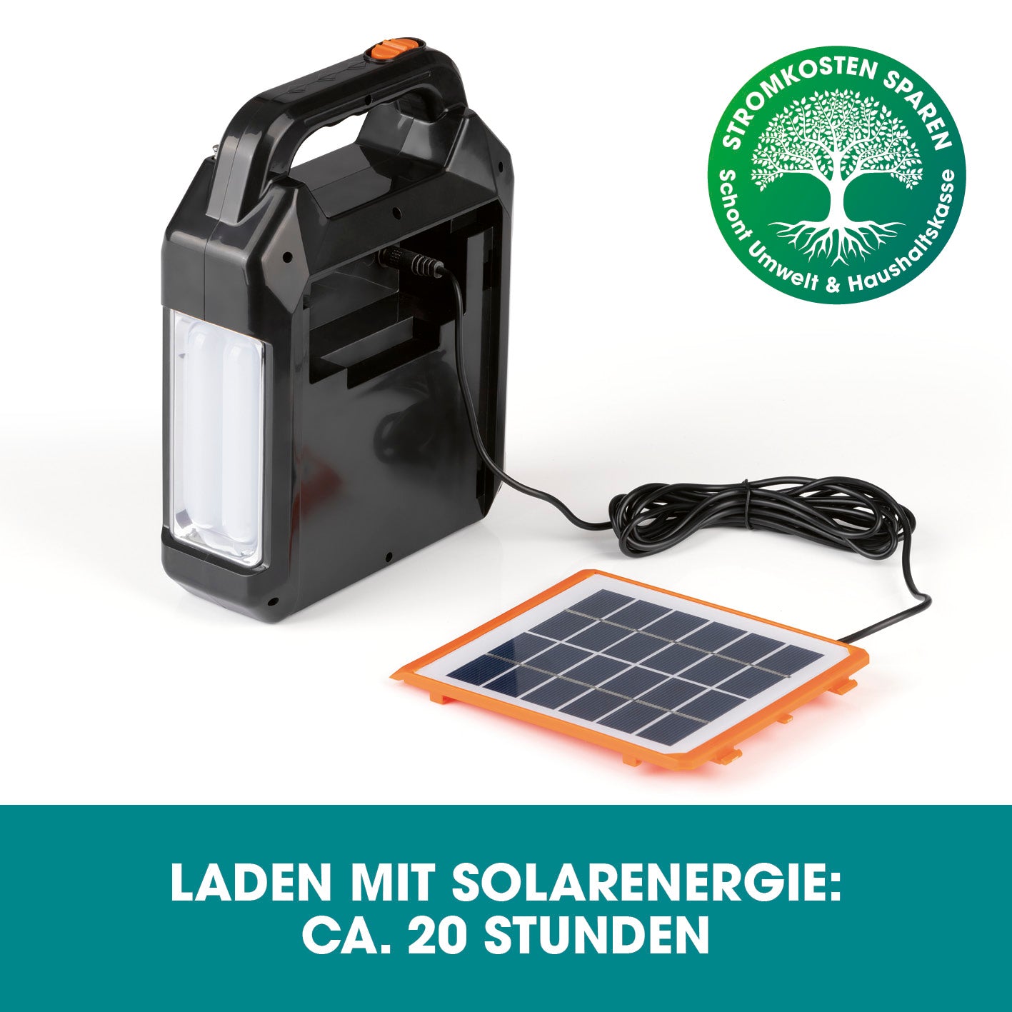 Solar-Generator Kit 4500mAh - schwarz/orange