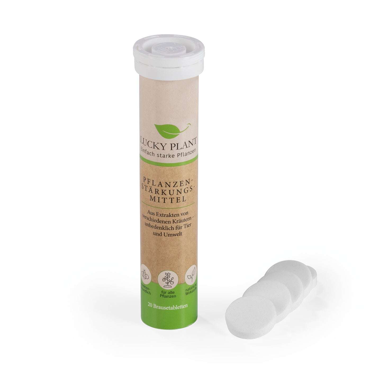 Pflanzenstärkung Tablette - 20 Tabs, natürliches Pflanzenstärkungsmittel aus Kräuterextrakten für gesundes Wachstum und längere Blütezeit.