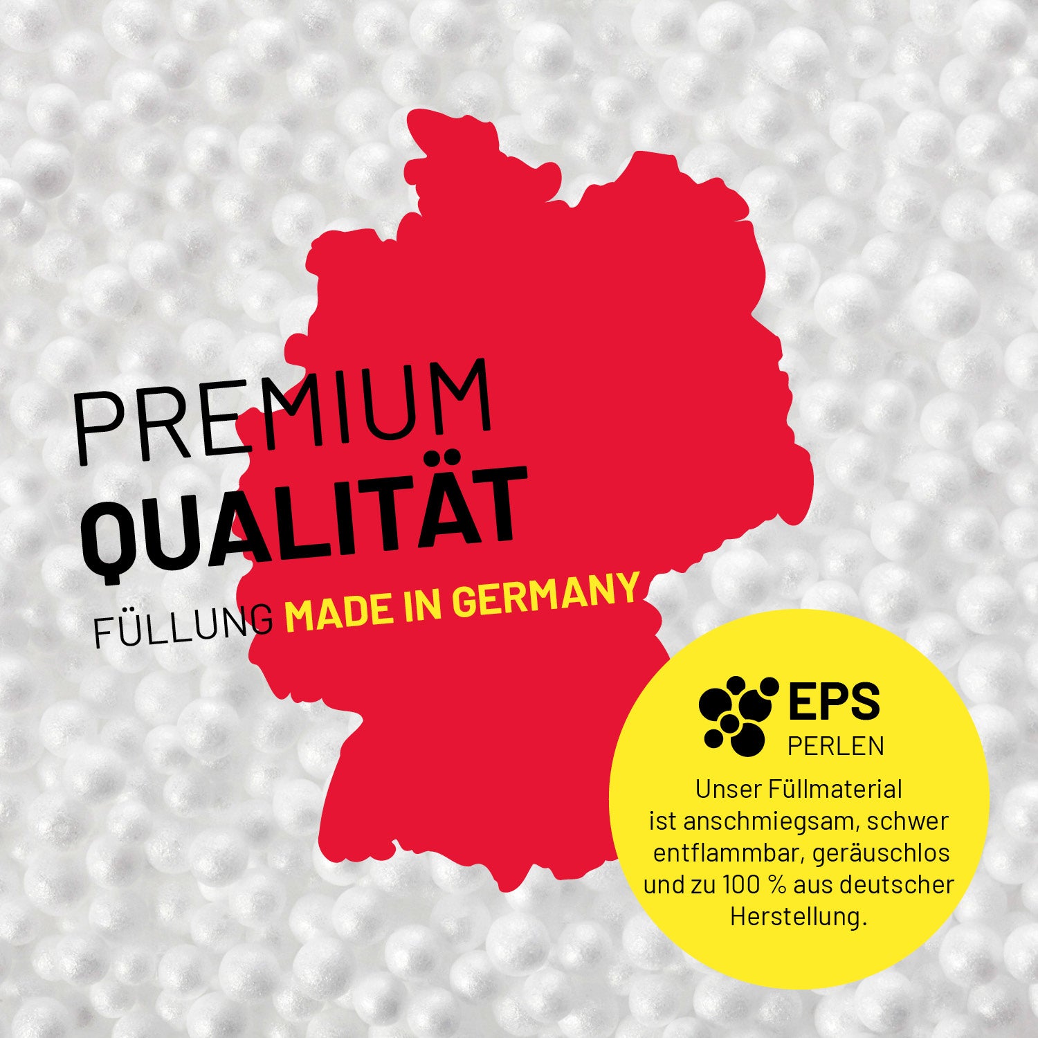 EM 2024 3er Deutschland-Set - je 1 x Schwarz, Rot & Gelb - in-/outdoor
